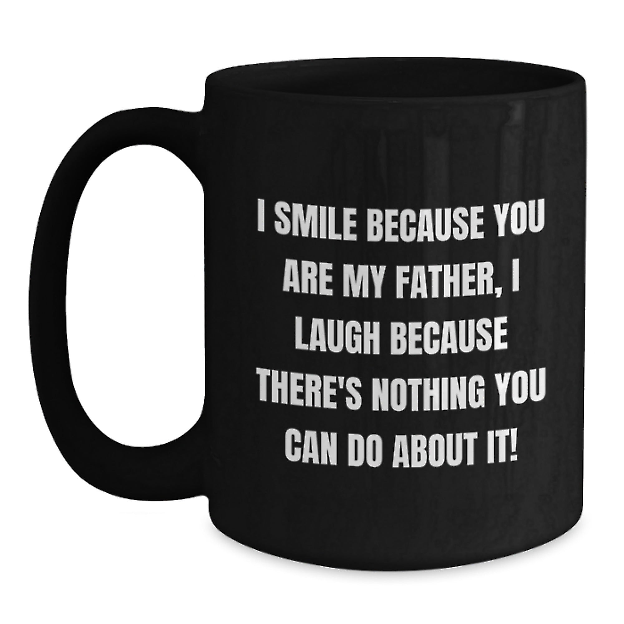 Funny Black Coffee Mug Gifts from Family for Father Graduation Unique - Main