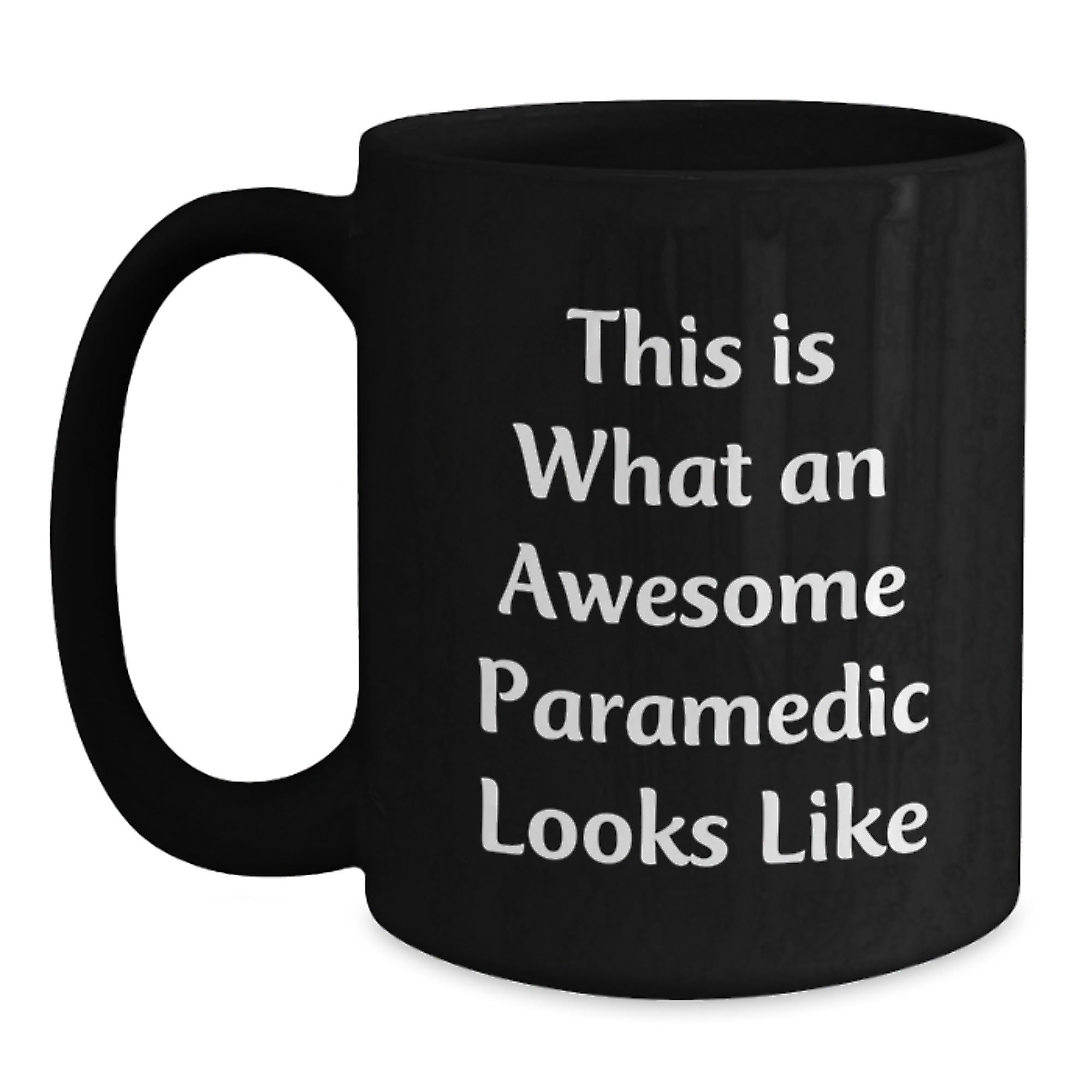 Awesome Rescue Worker Humor Black Coffee Mug Gifts from Friends for Birthday - Main