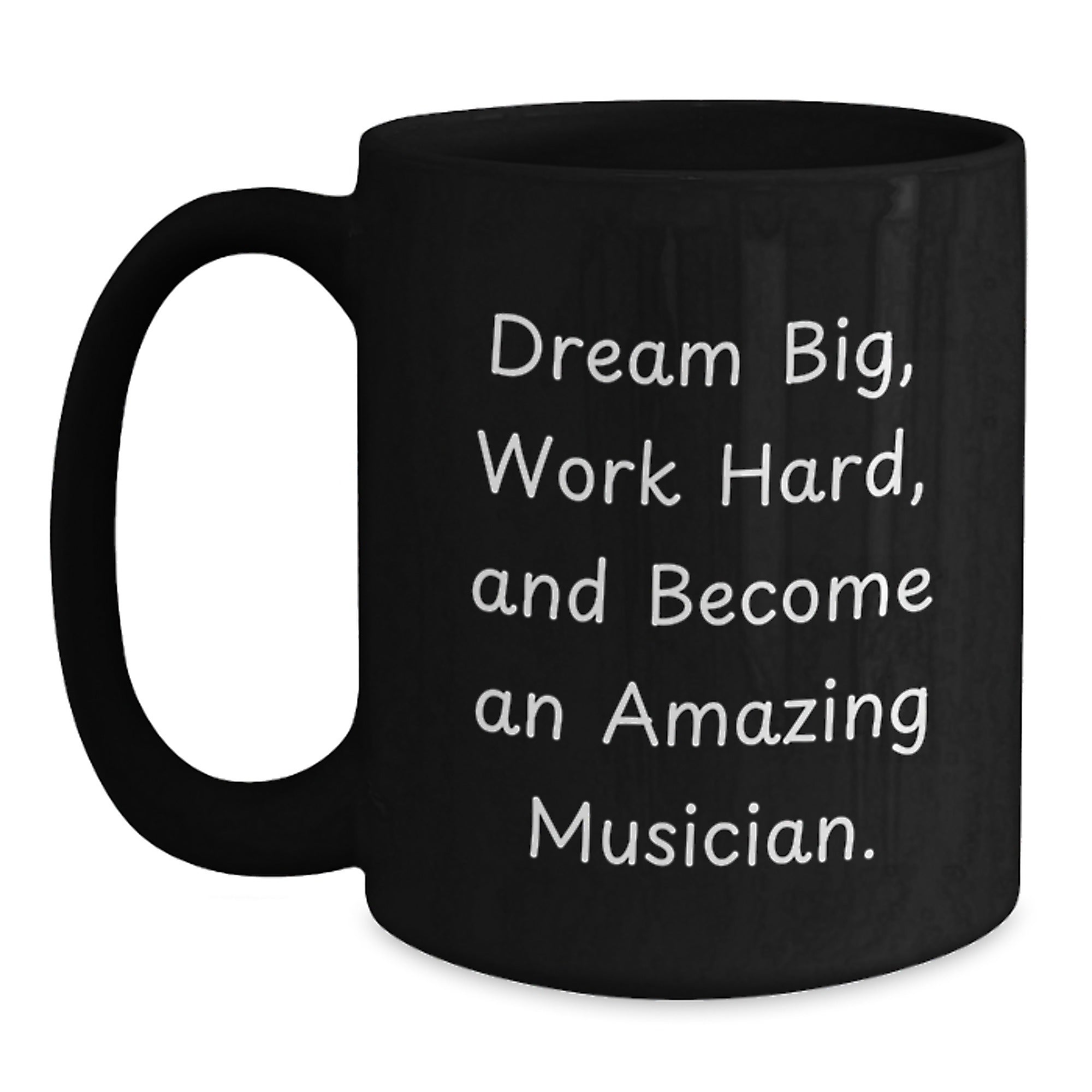 Musician Funny Quote Black Coffee Mug Gifts from Friends to Amazing Musicians on Christmas - Main