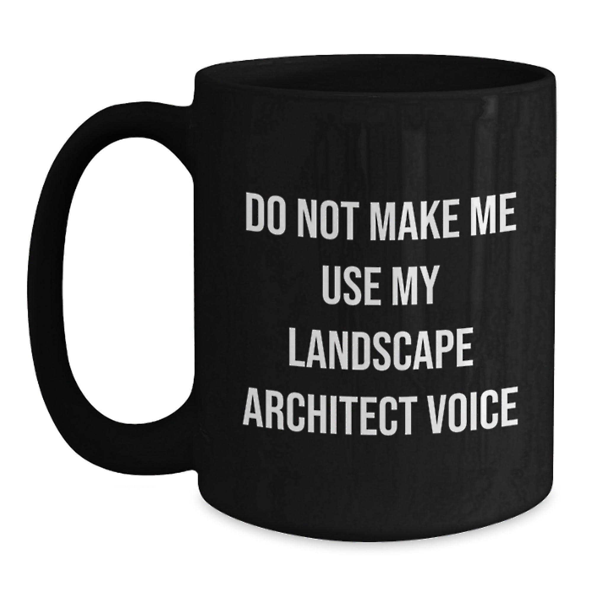 Landscape Architect Gift for Him - Do Not Use Voice Keepsake Mug - Main
