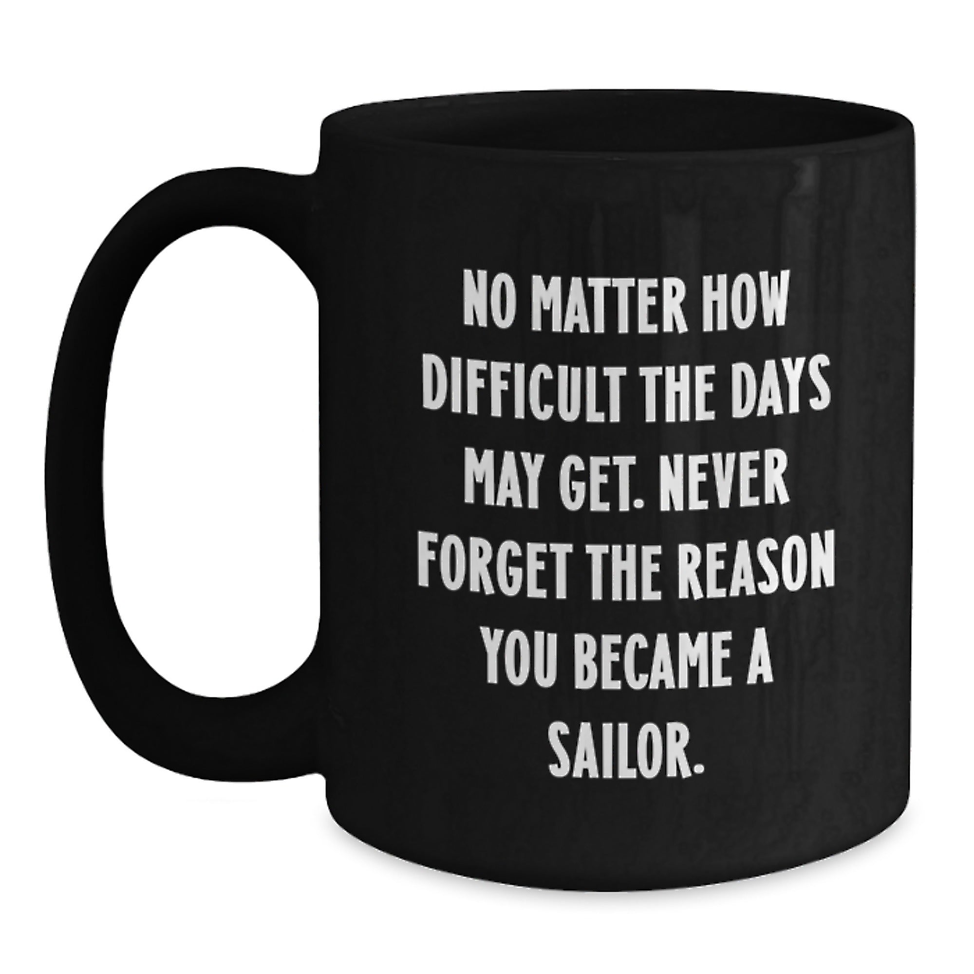 Funny Sailor Gifts for Men Sailor Black Coffee Mugs Christmas Unique Gifts from Friends - Main