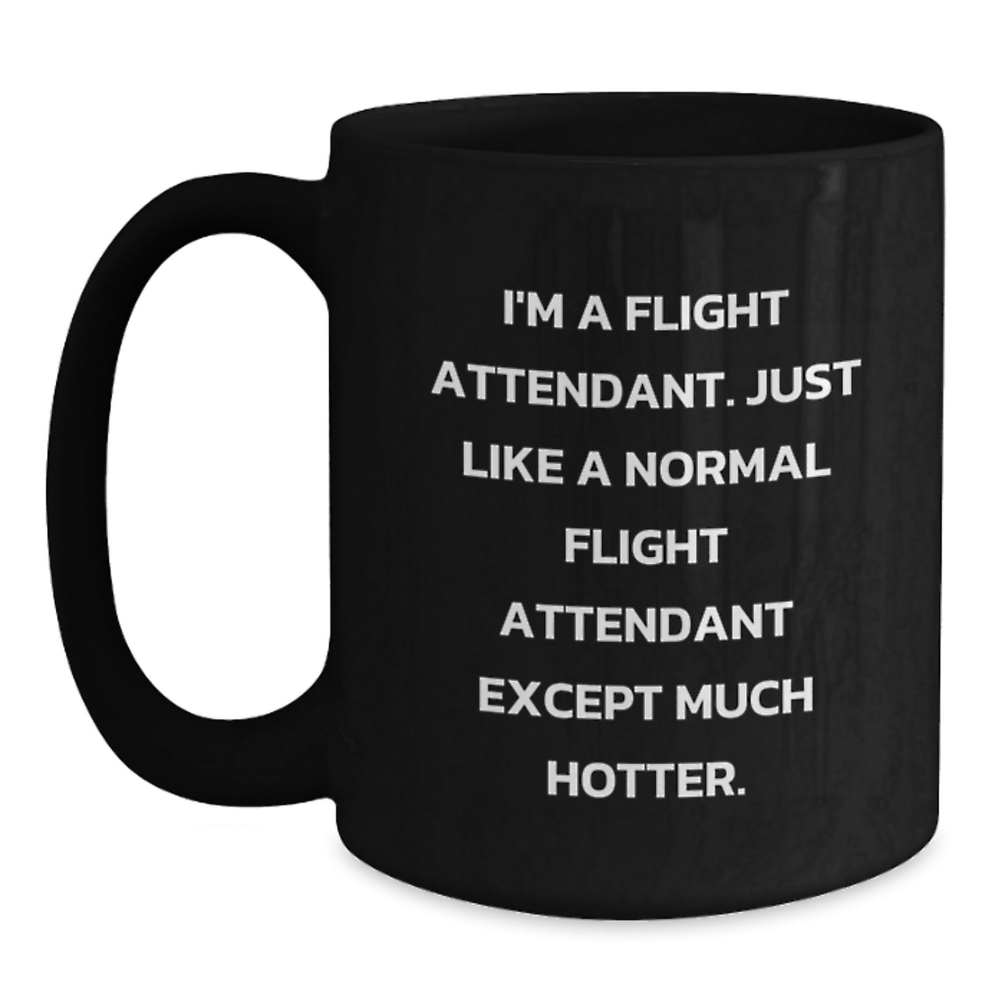 Flight Attendant Gift for Him - Witty Present Keepsake - Black Coffee - Main