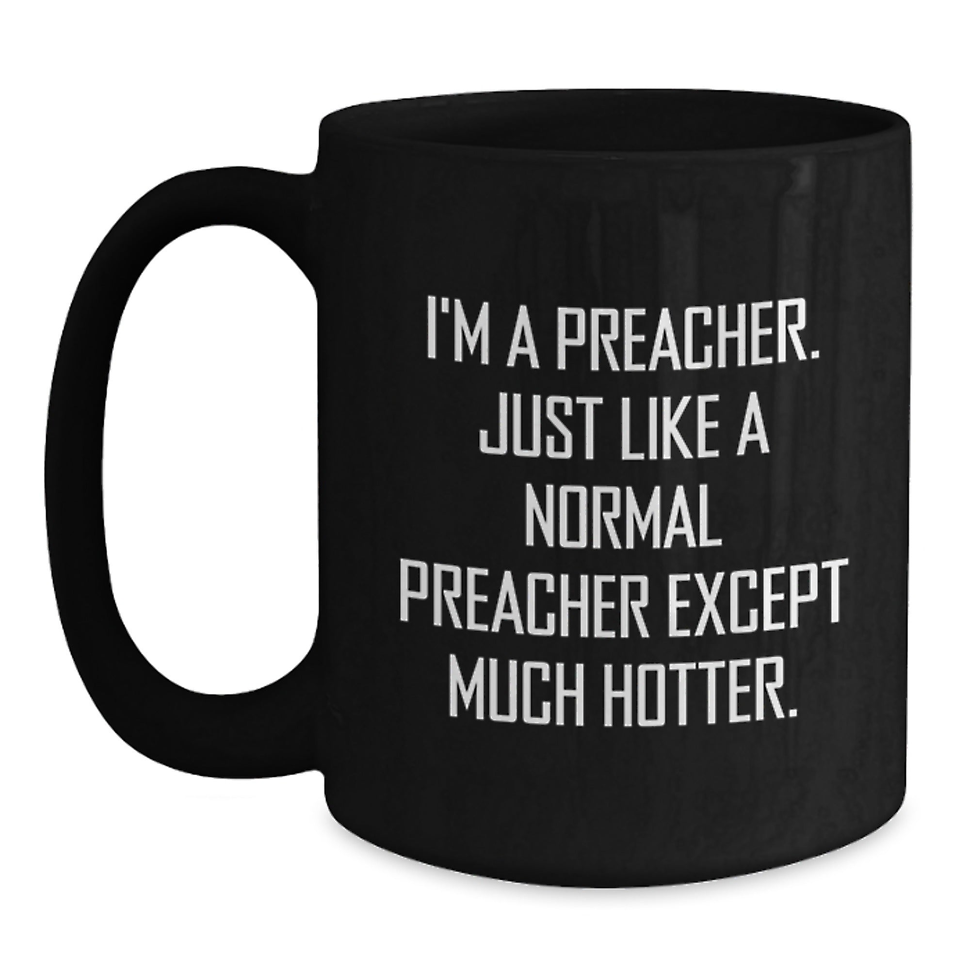 Preacher Gift for Him - Humorous Coffee Mug Keepsake for Men - Main