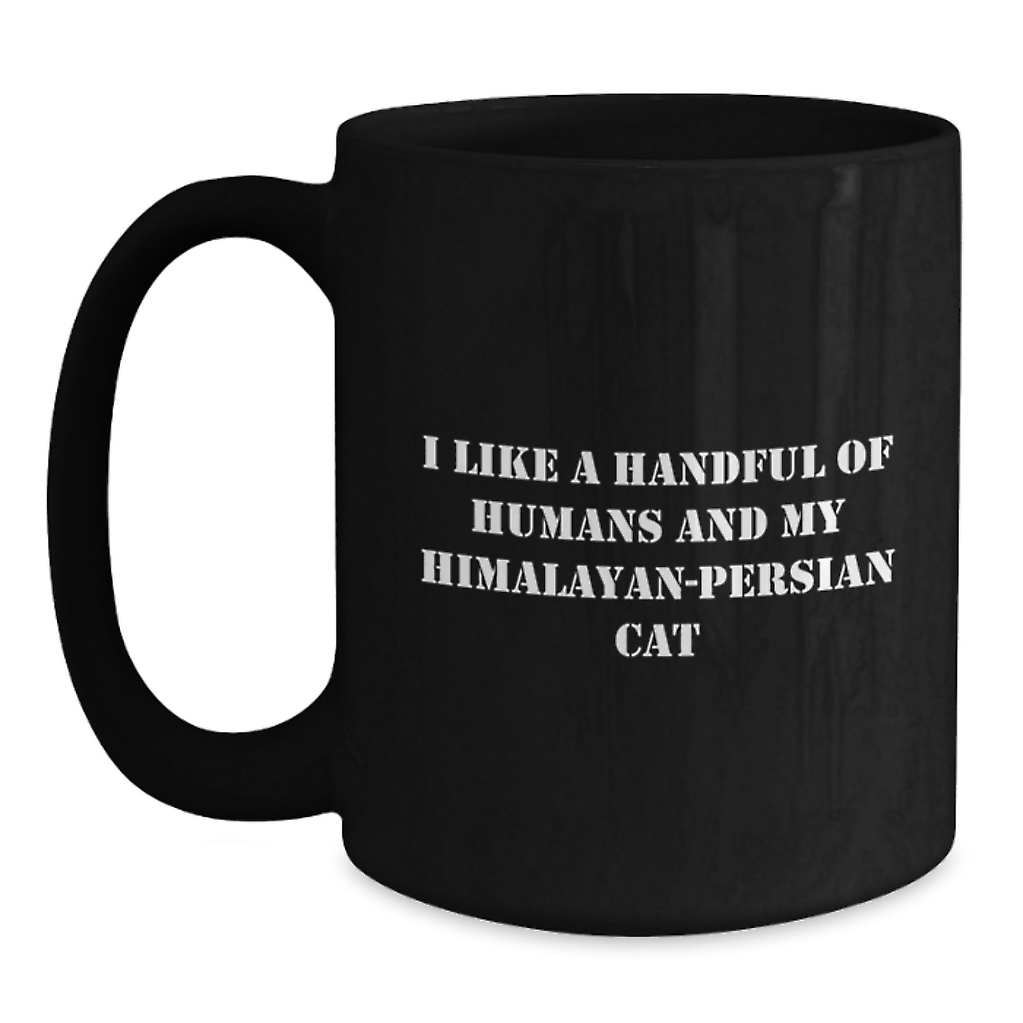 Funny Himalayan-Persian Cat Black Coffee Mugs Gifts from Friends for Him or Her on Christmas Unique Unique Gifts - Main