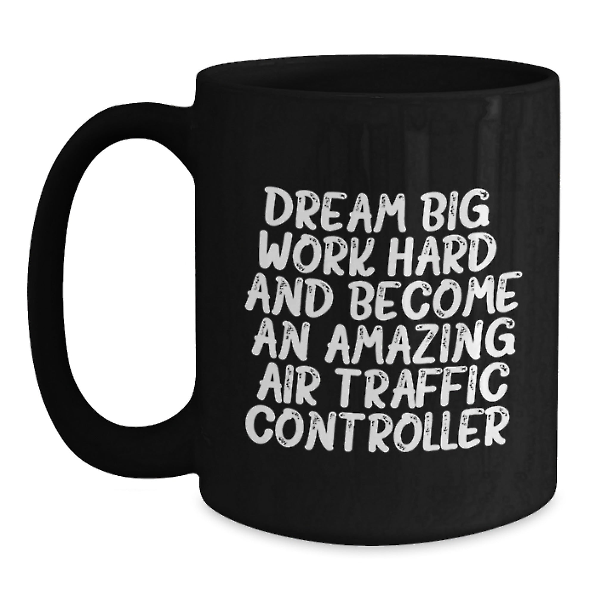 Inspiring Air Traffic Controller Gifts from Friends to Future Aviators, Black Coffee Mug for Graduation - Main