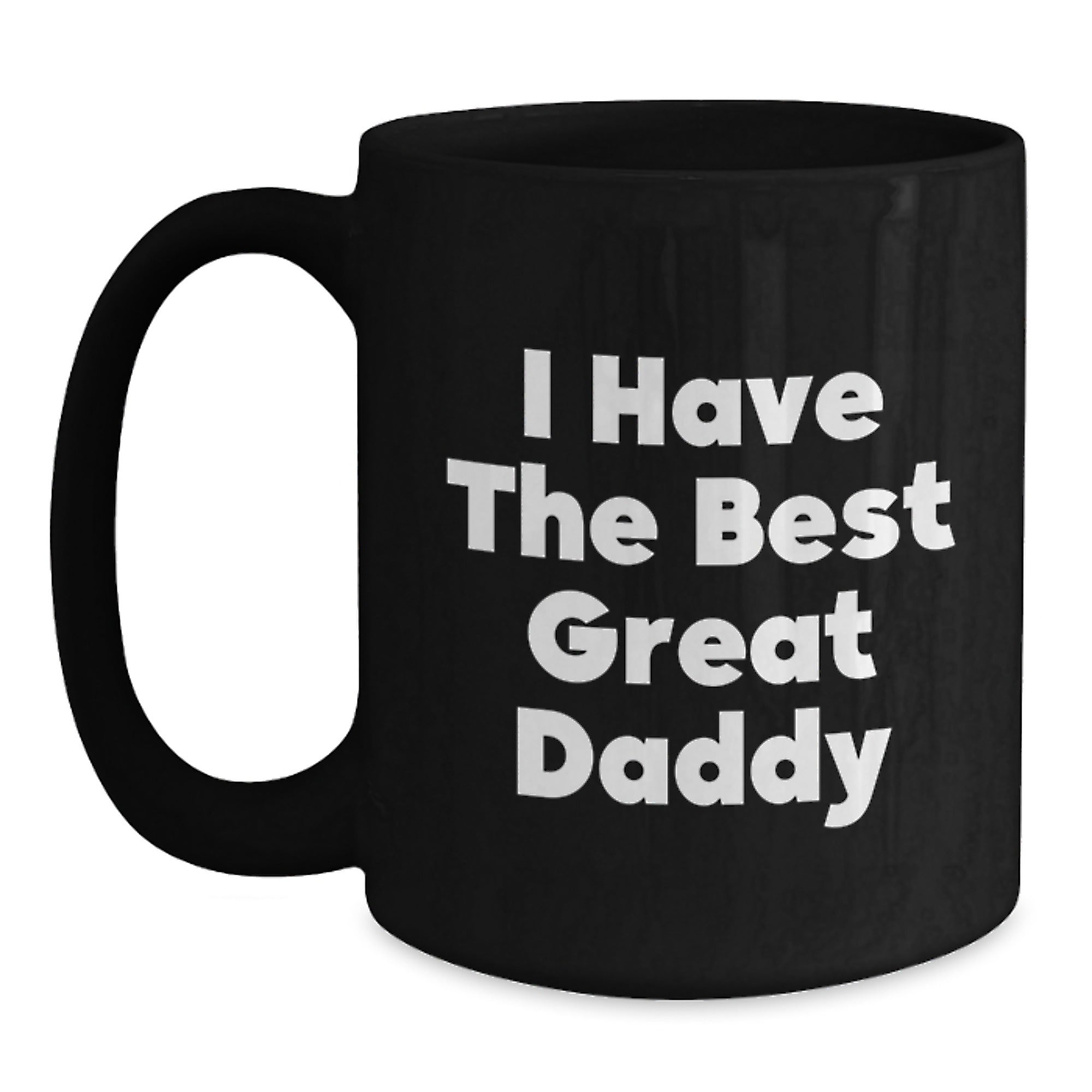 Daddy Keepsake Black Coffee Mug Birthday Gift for Him with Love - Main