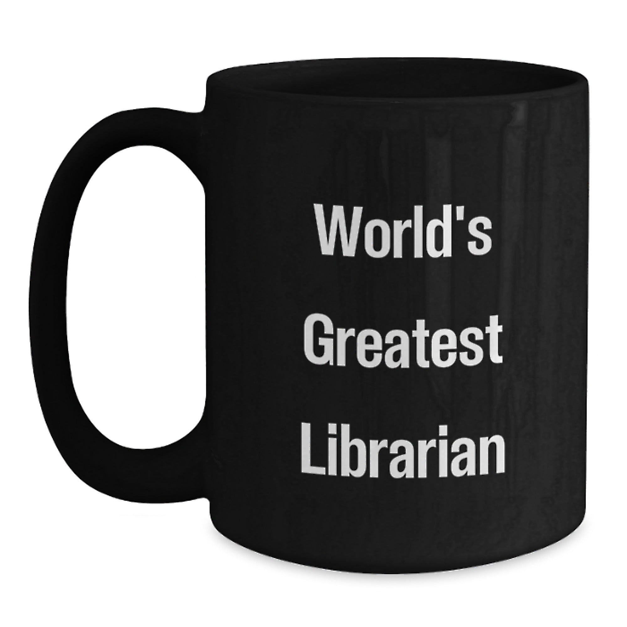 Librarian Gift for Him - World's Greatest Librarian Keepsake Mug - Main