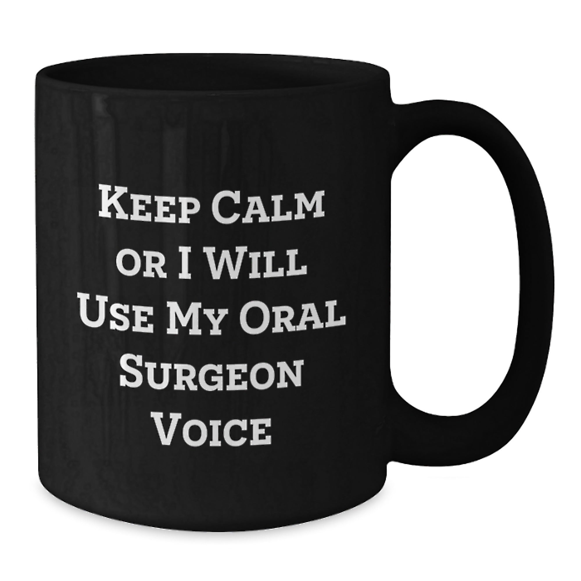 Funny Oral Surgeon Gifts from Friends, Black Coffee Mug for Oral Surgeon, Graduation Unique Gifts for Men, Women, Coworkers, Family - Additional
