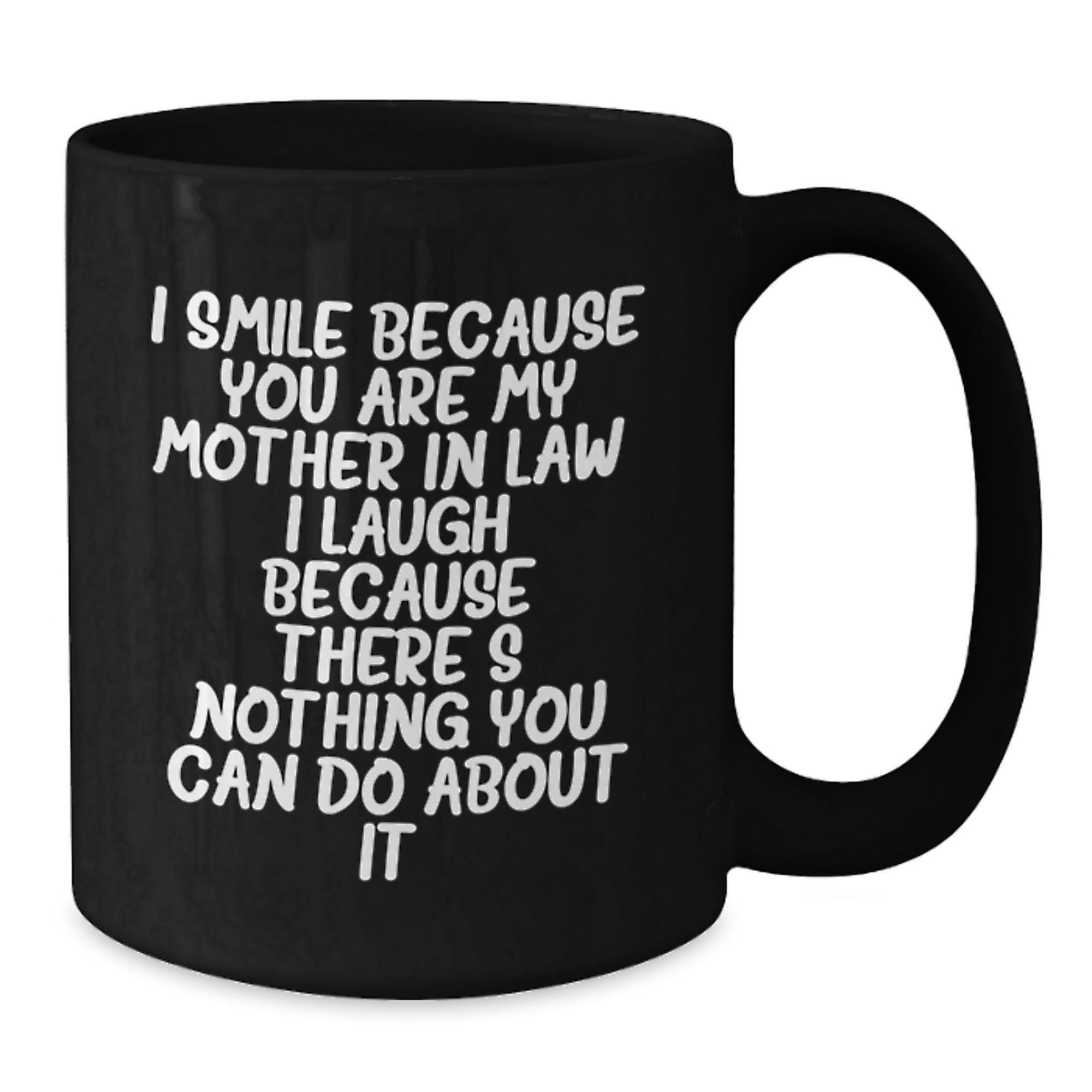 Funny Mom-in-law Gifts from Men to Graduation Unique Gifts for Mom-in-law Black Coffee Mug - Mom's the Word - Additional