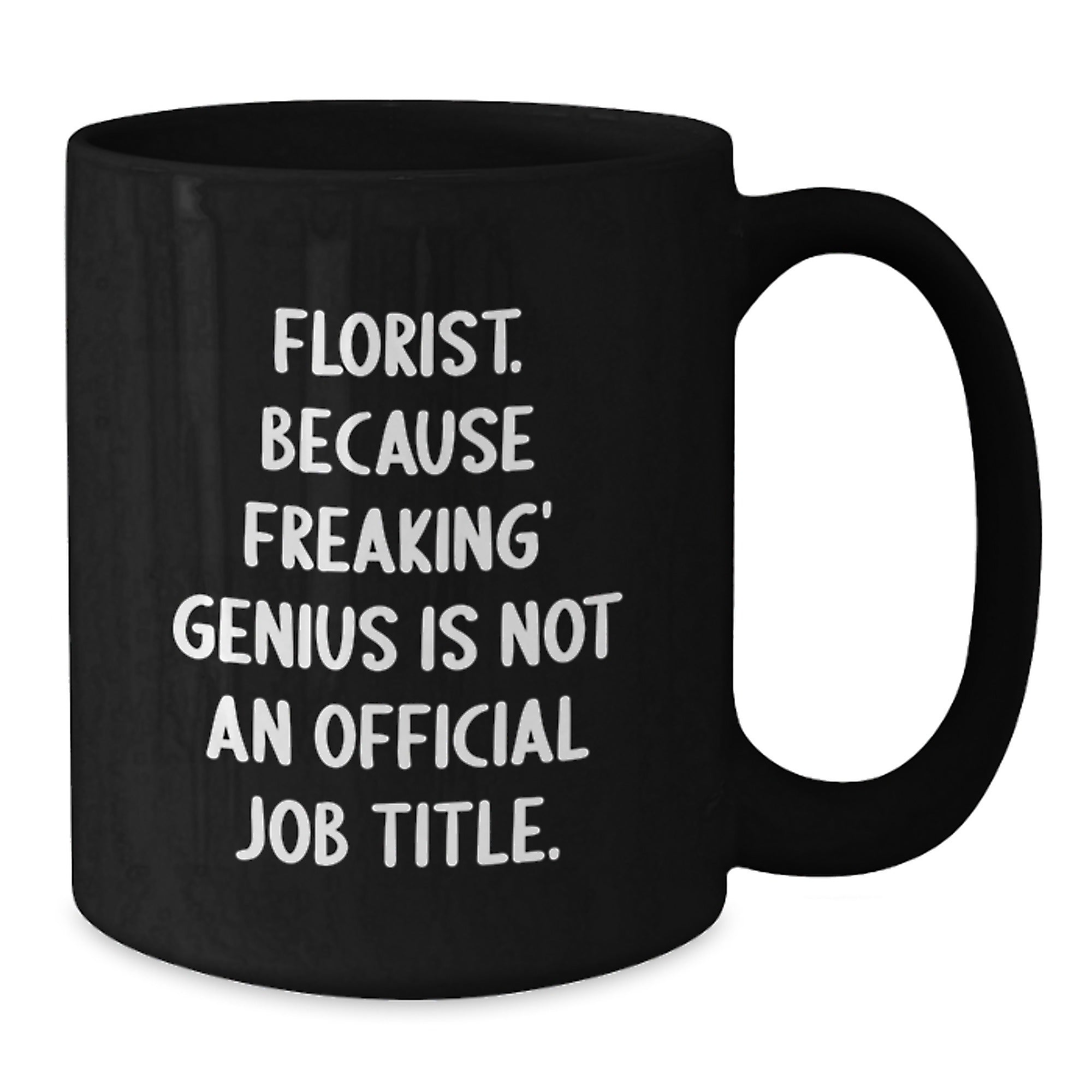 Florist Keepsake Elegant Black Coffee Mug for Him Birthday Gift - Additional