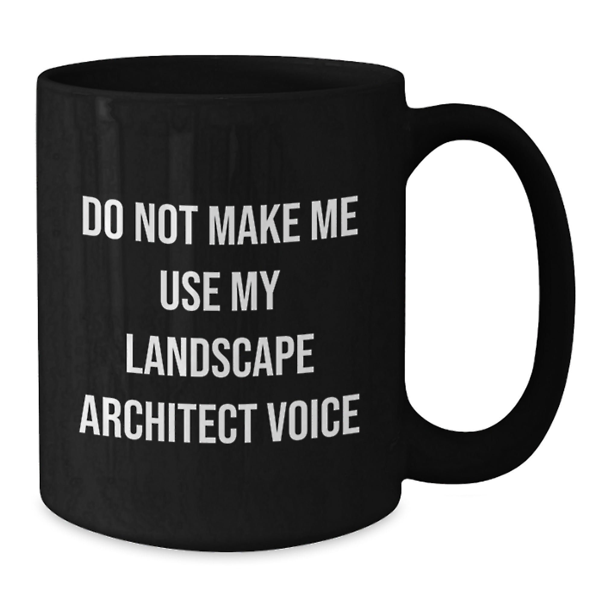 Landscape Architect Gift for Him - Do Not Use Voice Keepsake Mug - Additional