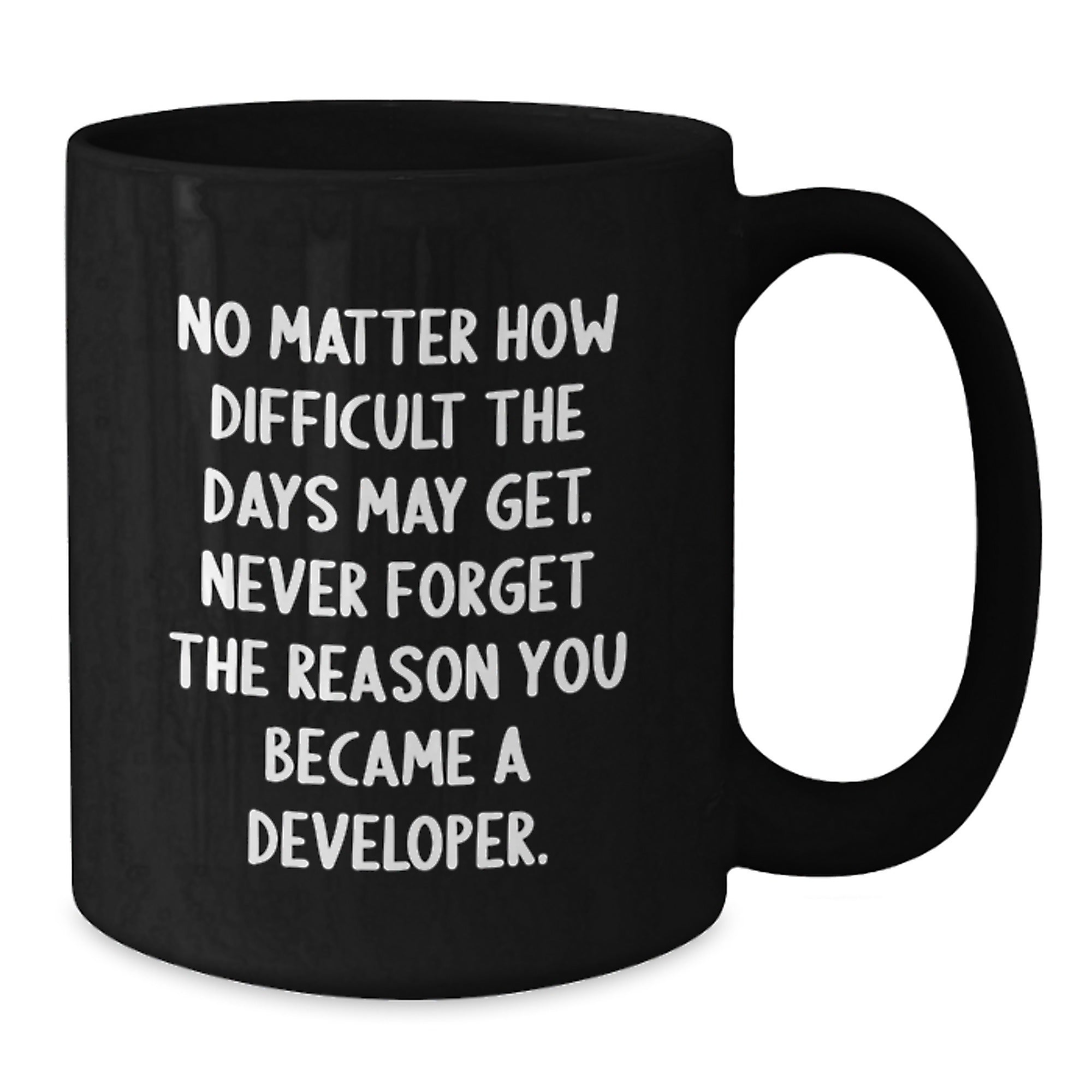 Developer Black Coffee Mug Gifts from Friends for Graduation Unique - Additional