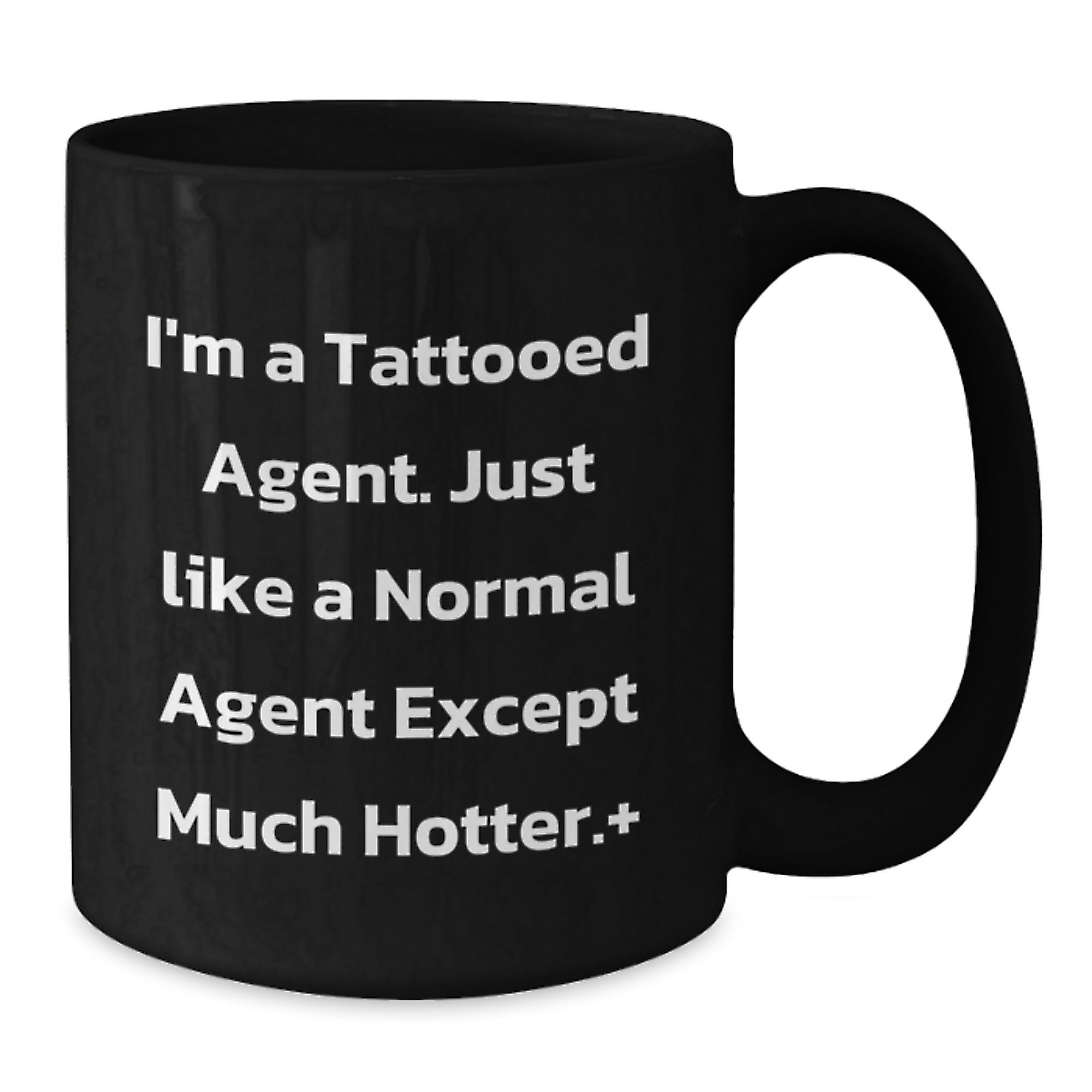 Funny Agent Gifts, Unique Black Coffee Mugs for Men, Christmas Unique Gifts from Friends - Additional
