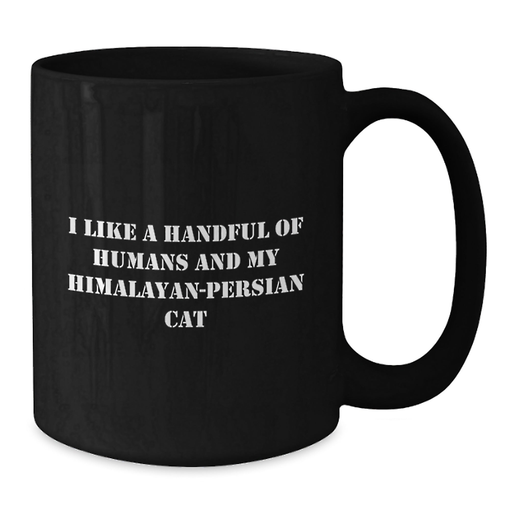 Funny Himalayan-Persian Cat Black Coffee Mugs Gifts from Friends for Him or Her on Christmas Unique Unique Gifts - Additional