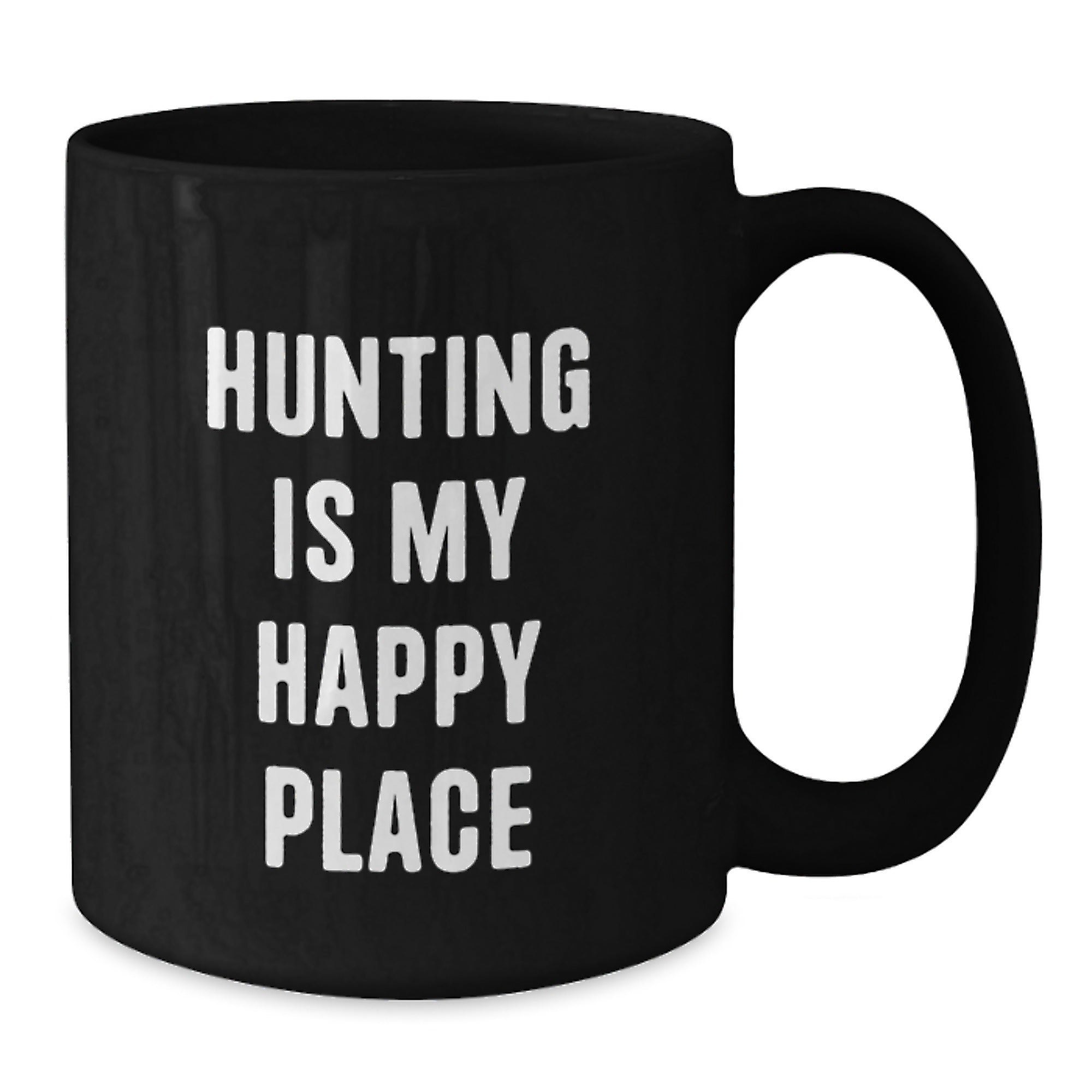 Christmas Gift for Her - Hunting Is My Happy Place Present Coffee Mug - Additional