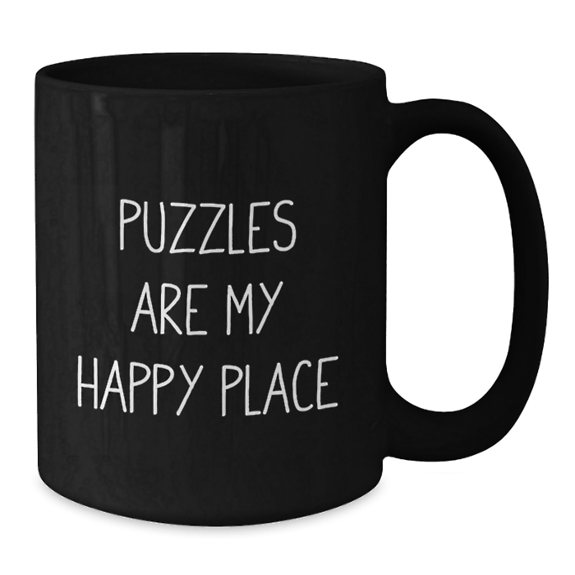 Puzzles Black Coffee Mug Keepsake and Birthday Gift for Him Today - Additional