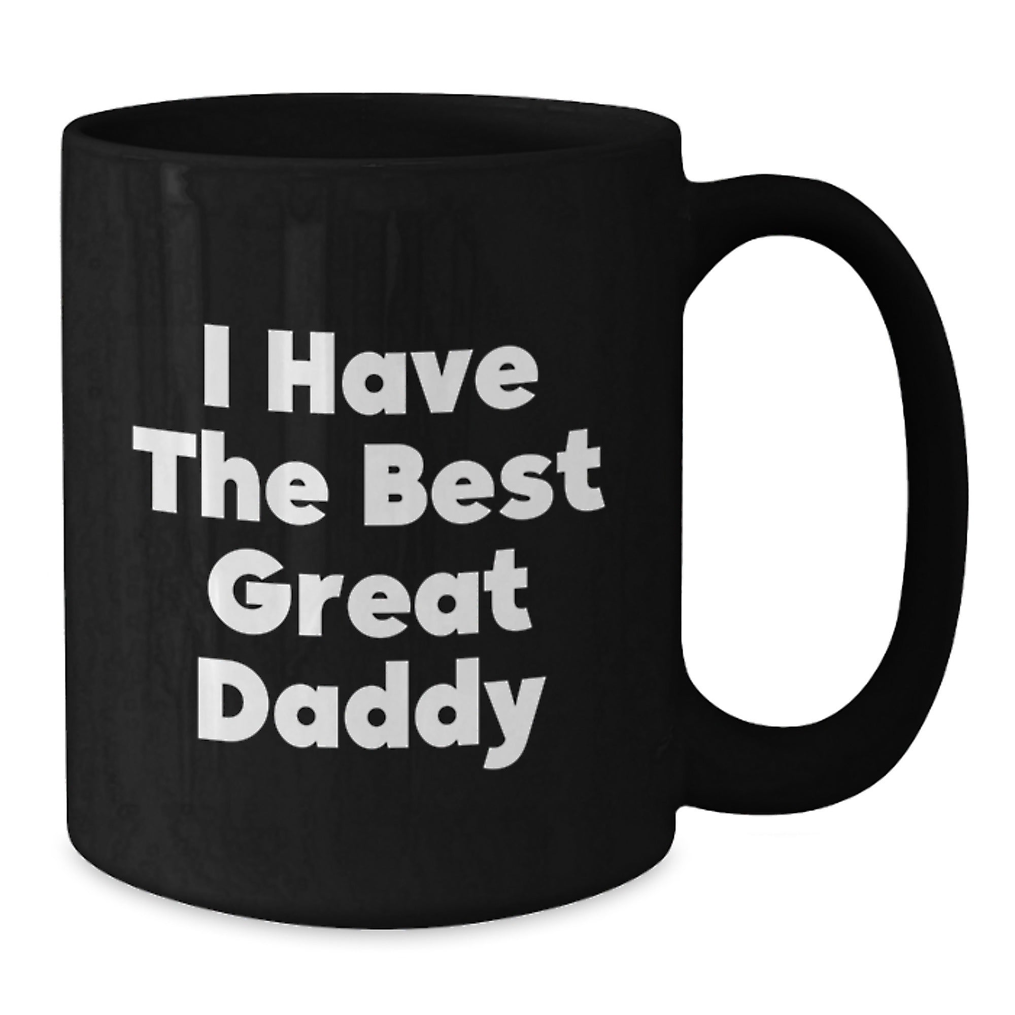 Daddy Keepsake Black Coffee Mug Birthday Gift for Him with Love - Additional