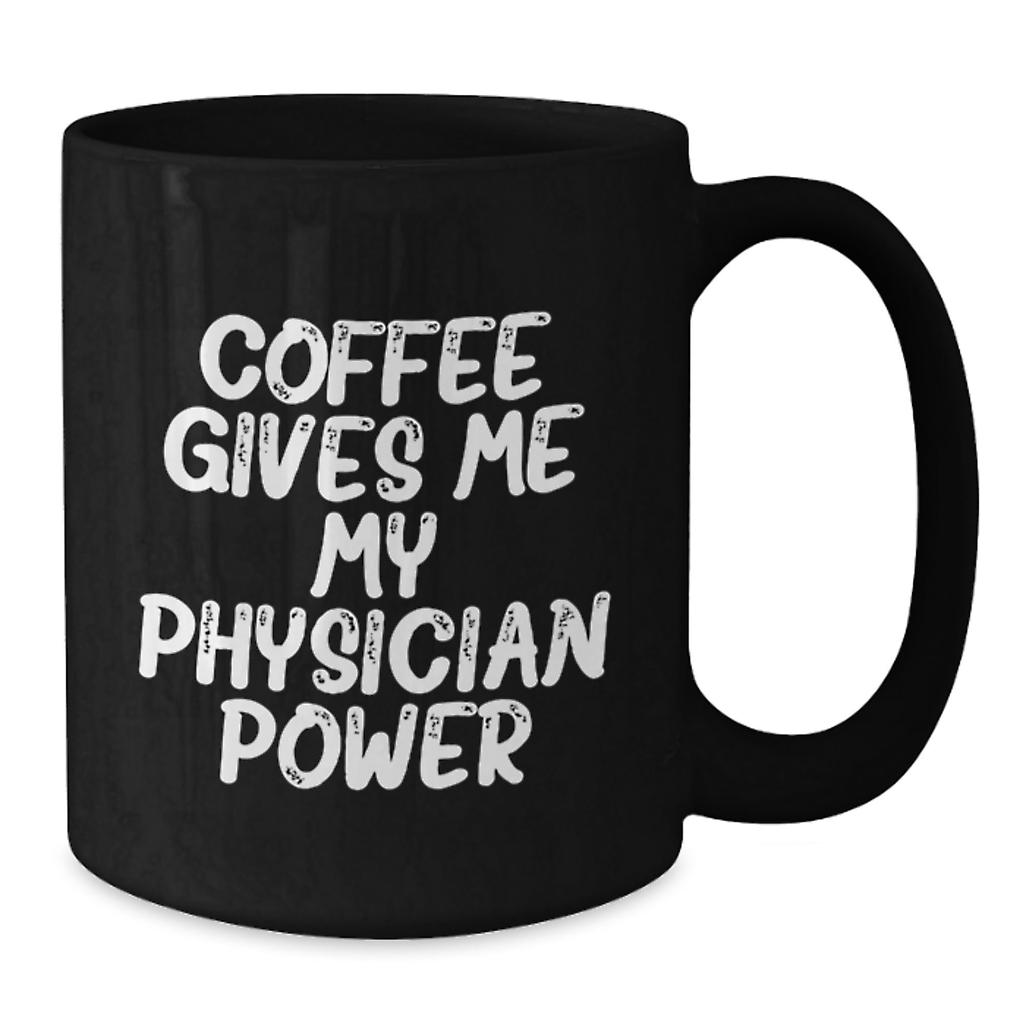Funny Inspirational Quotes Gifts from Family to Physician Friends Black Coffee Mug Christmas Unique - Additional