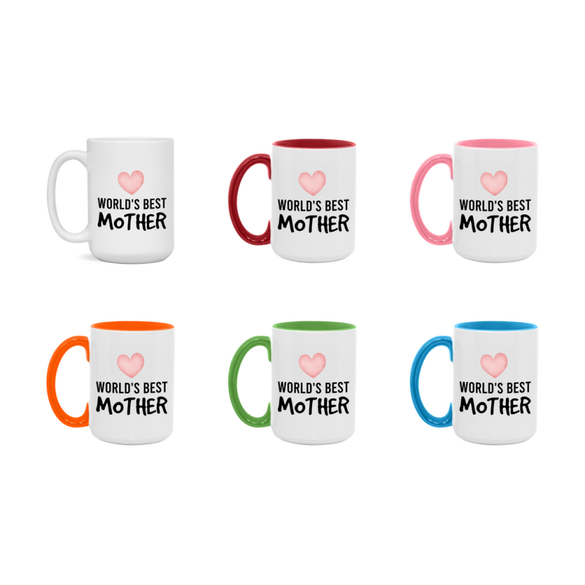World's Best Mother Mug, Mother Superlative Coffee Mug, 11oz or 15oz Ceramic Cup, Gift for Mother
