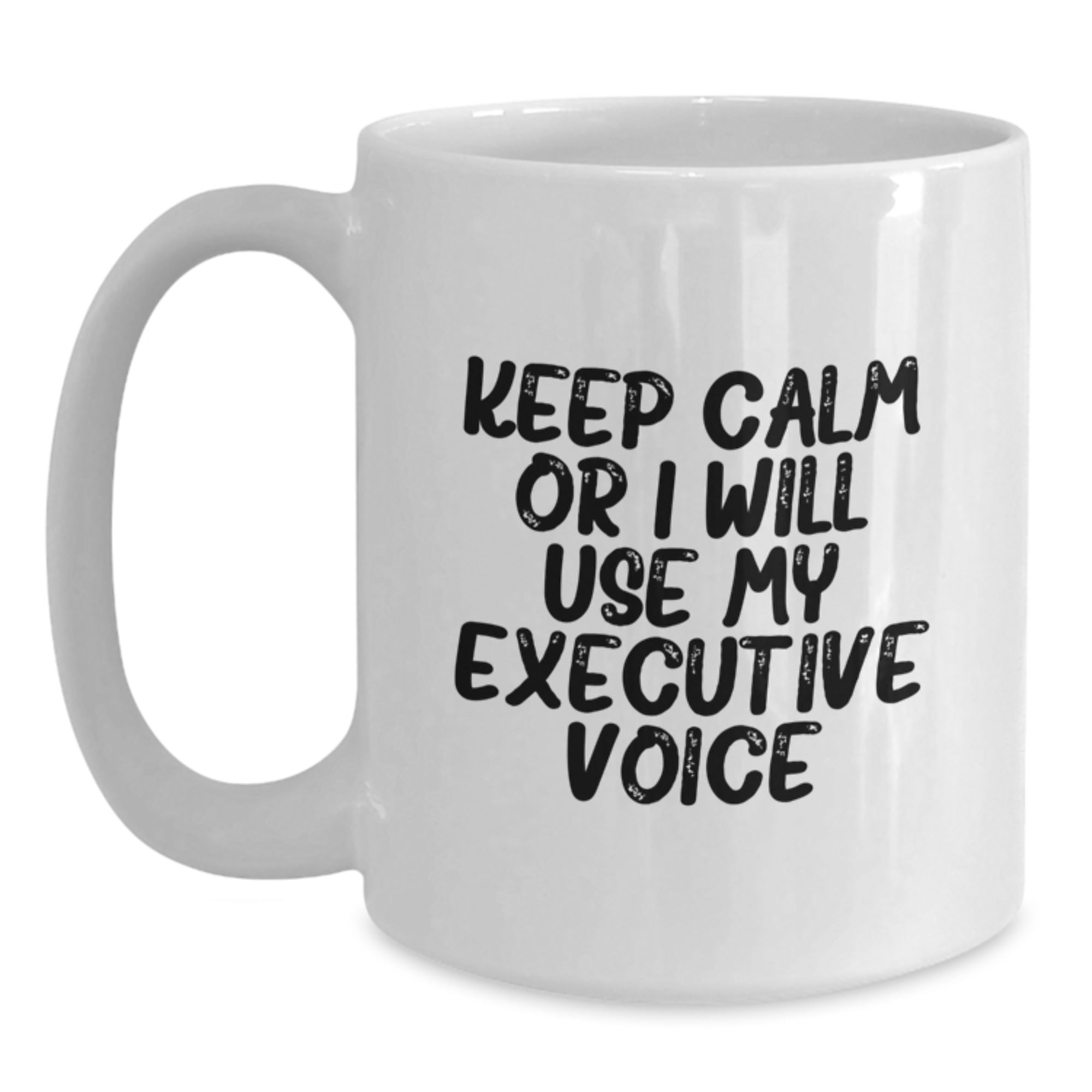 Executive White Coffee Mugs Gifts from Friends for Executive Graduation Unique Gifts - Funny Quote - Main