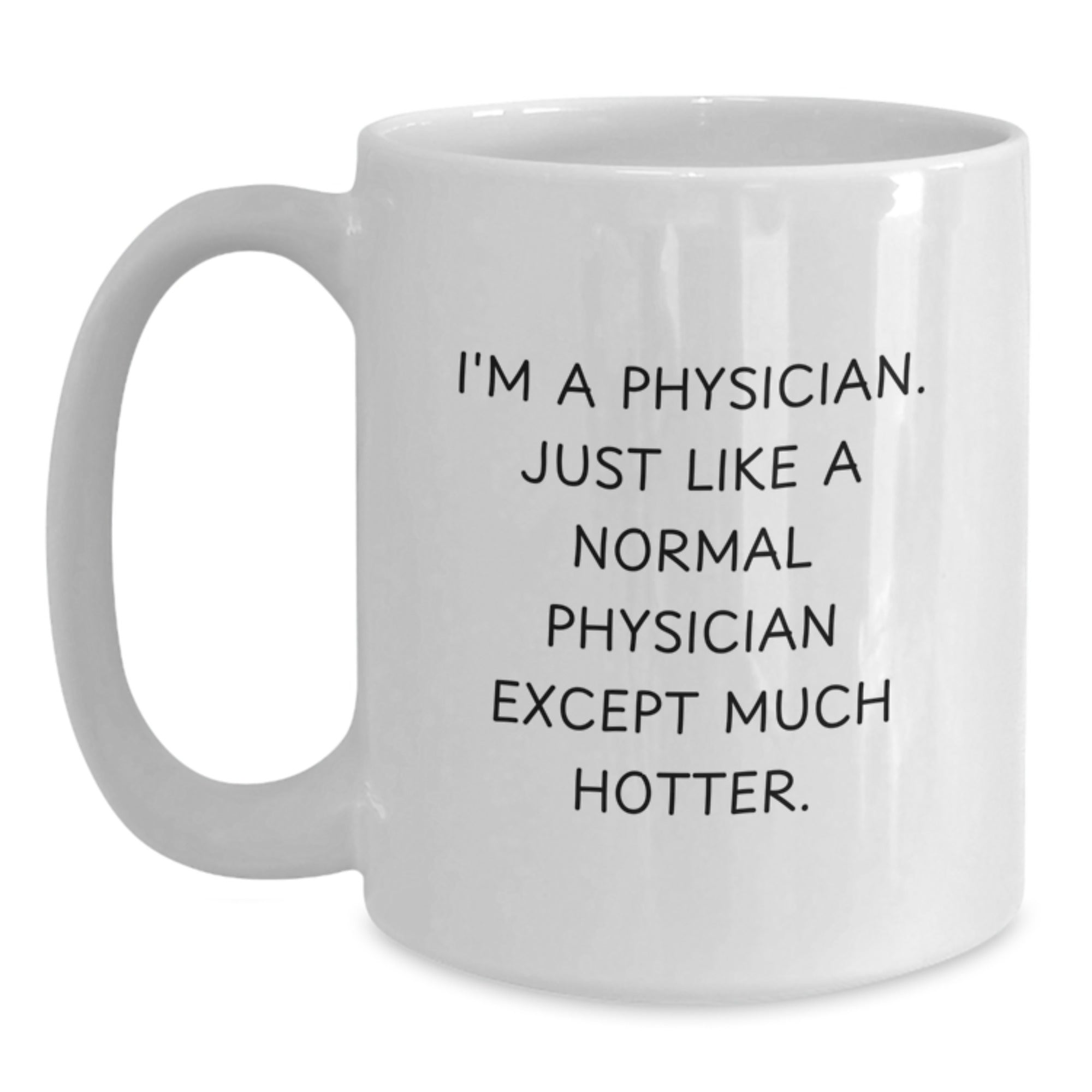 Physician Keepsake White Coffee Mug Birthday Gift for Him - Main