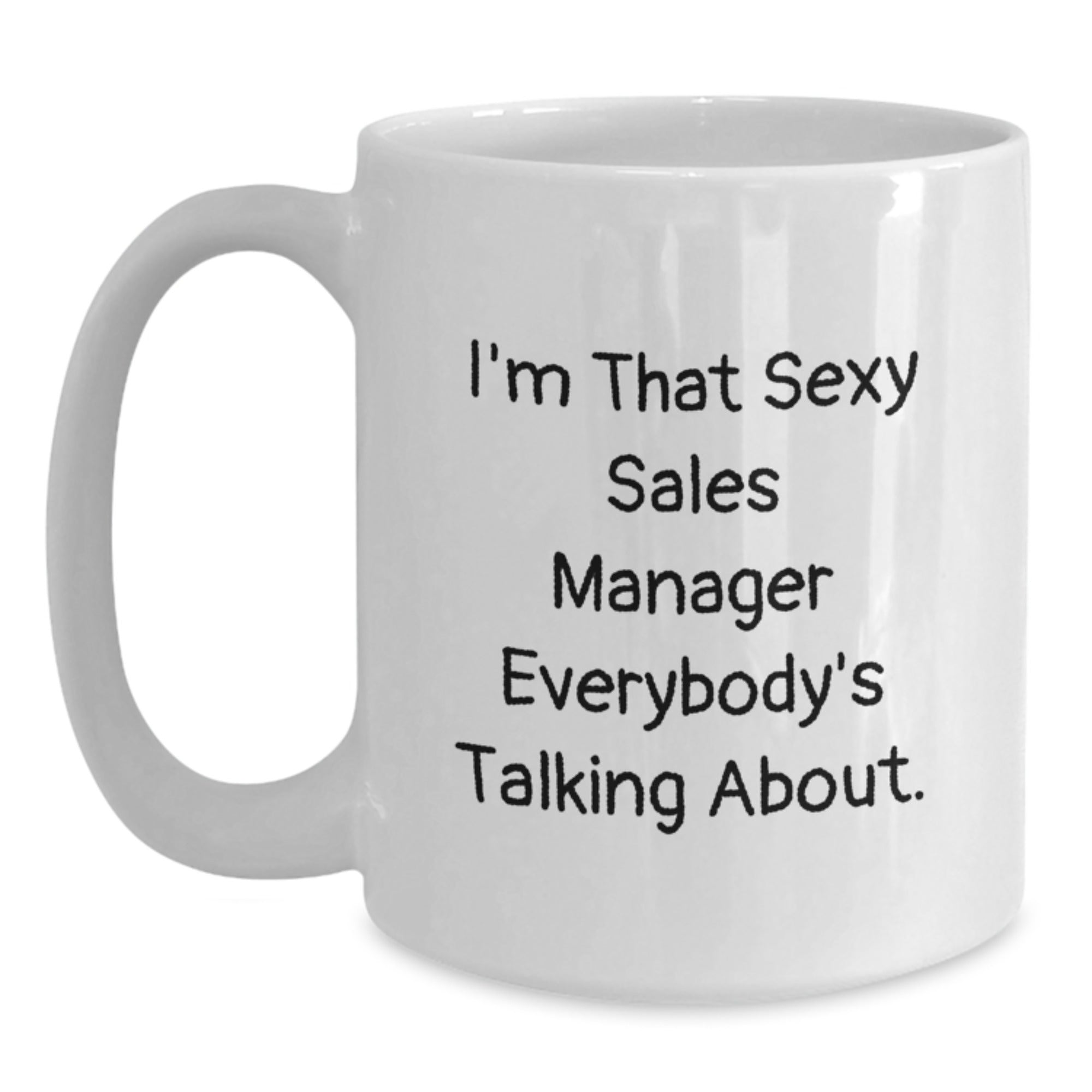 Funny Sales Manager Gifts for Men White Coffee Mug, Gifts from Friends to Sales Manager, Christmas Unique Gifts for Sales Manager - Main