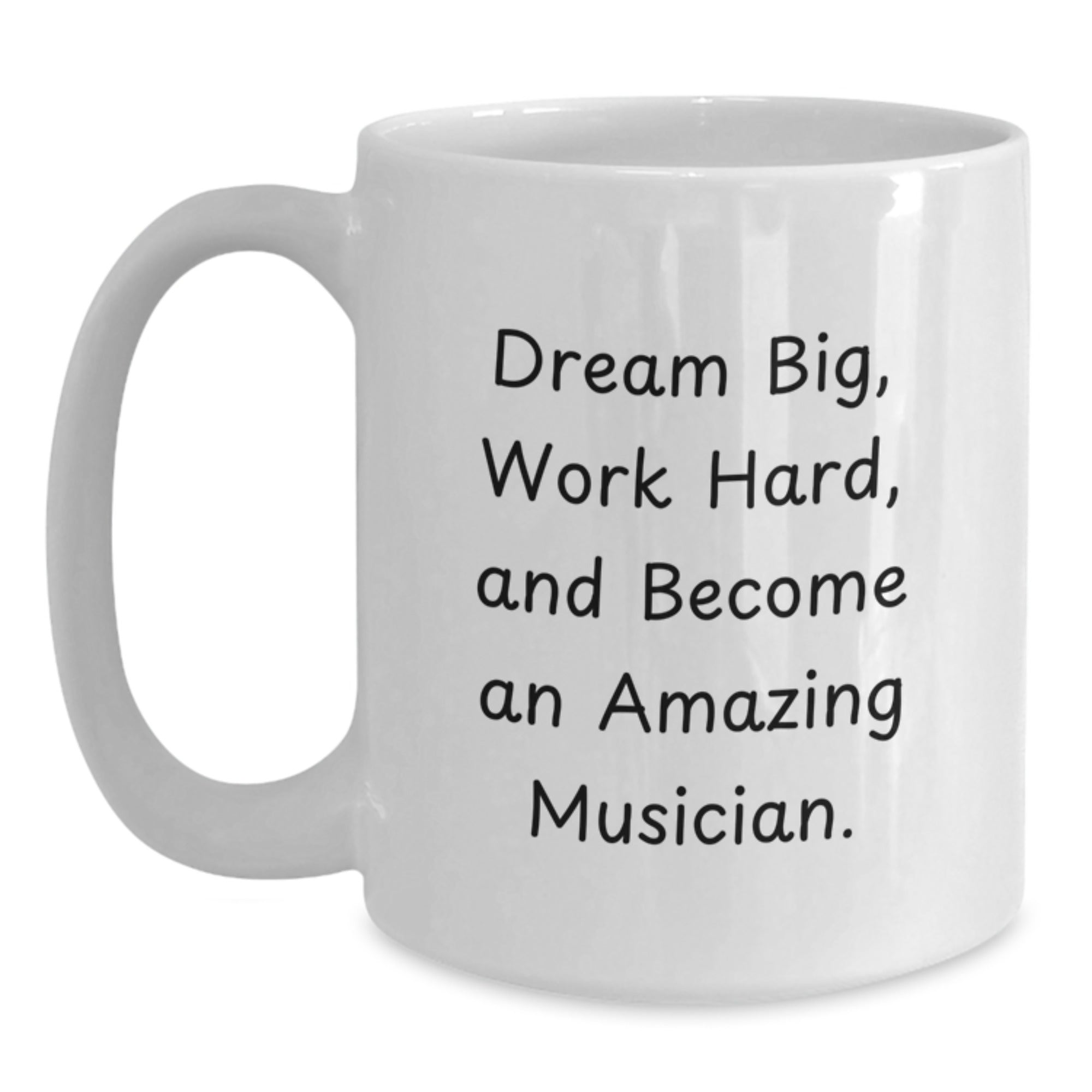 Inspirational Musician Gifts from Friends, Christmas Unique Coffee Mugs for Musicians, Funny Quote White Coffee Mug, Gifts for Musician - Main