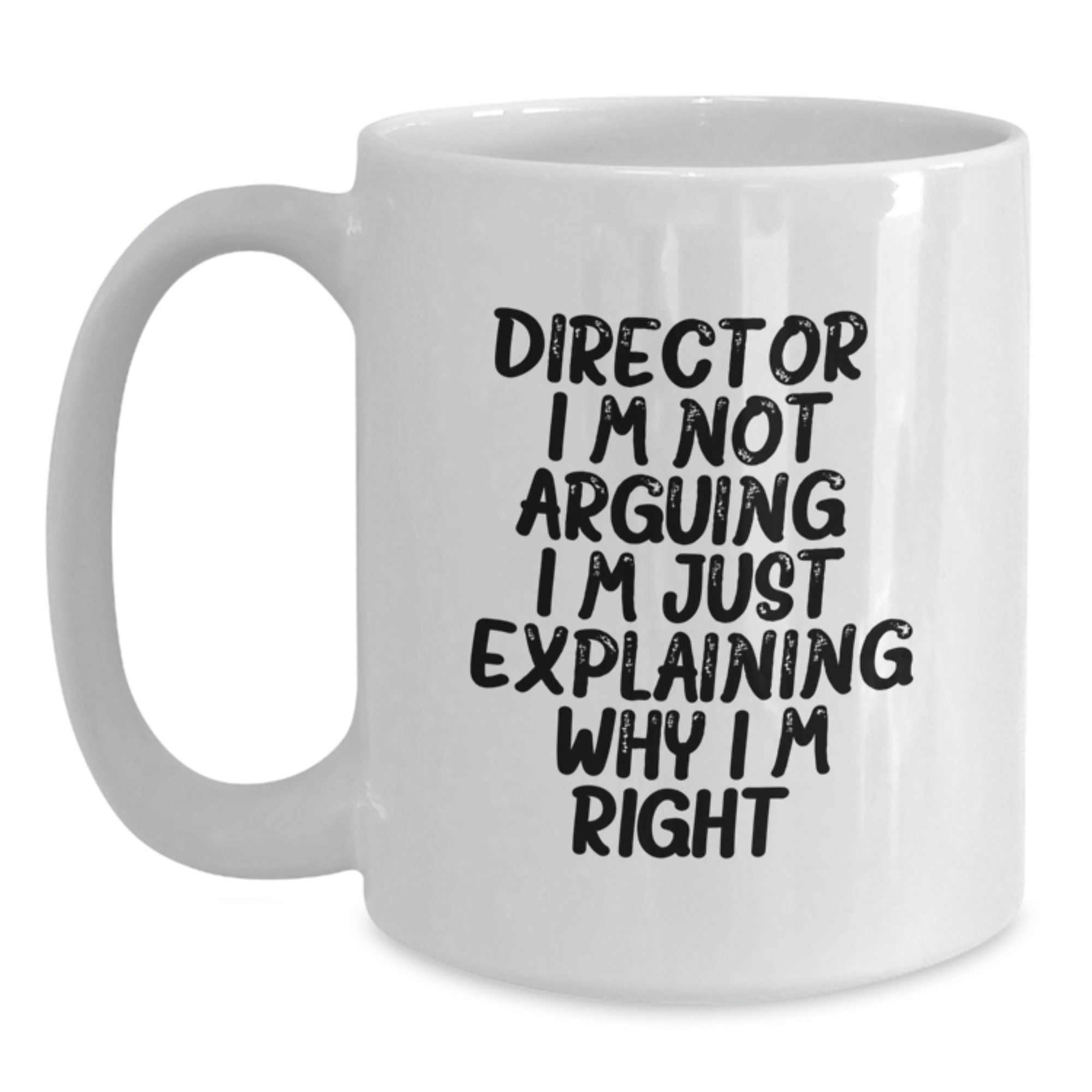 Funny Director White Coffee Mug Gifts from Men to Graduation Unique Gifts for Director - Main