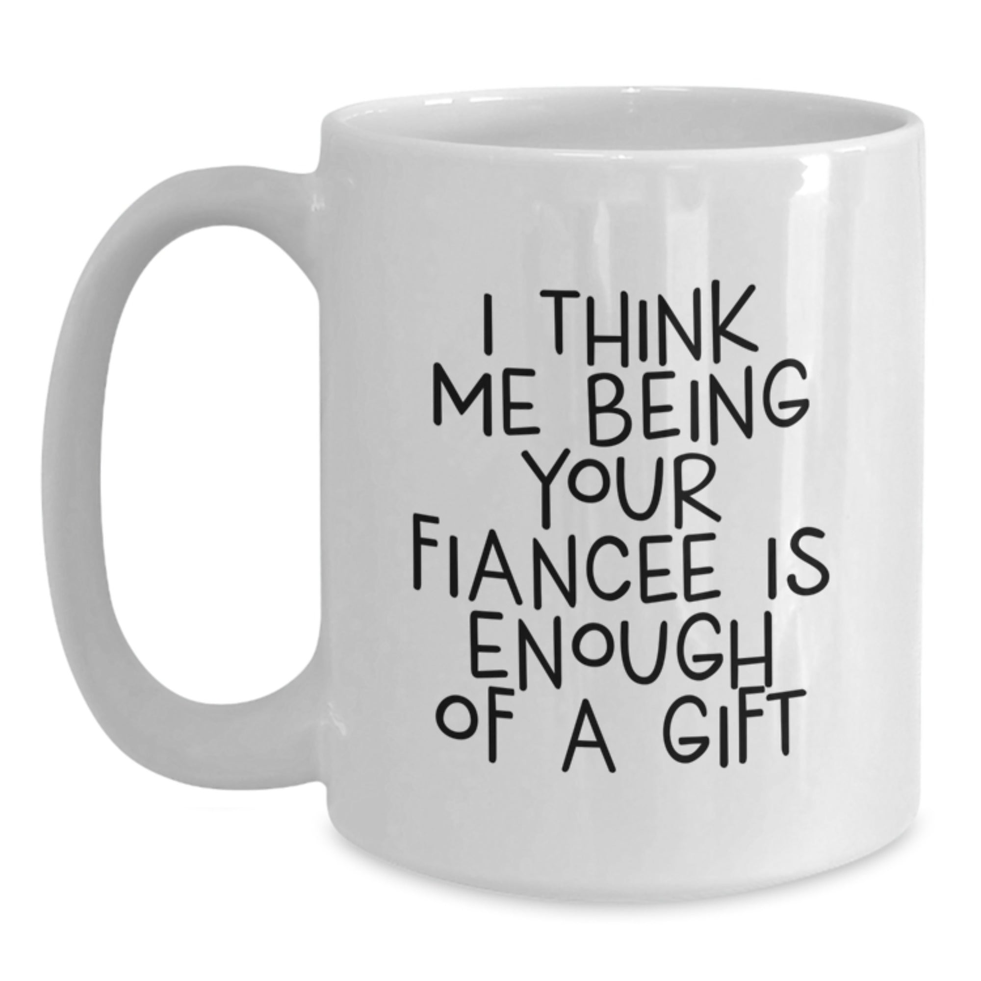Fiancee Keepsake Thoughtful Quote Mug for Him - Christmas Gift - Main