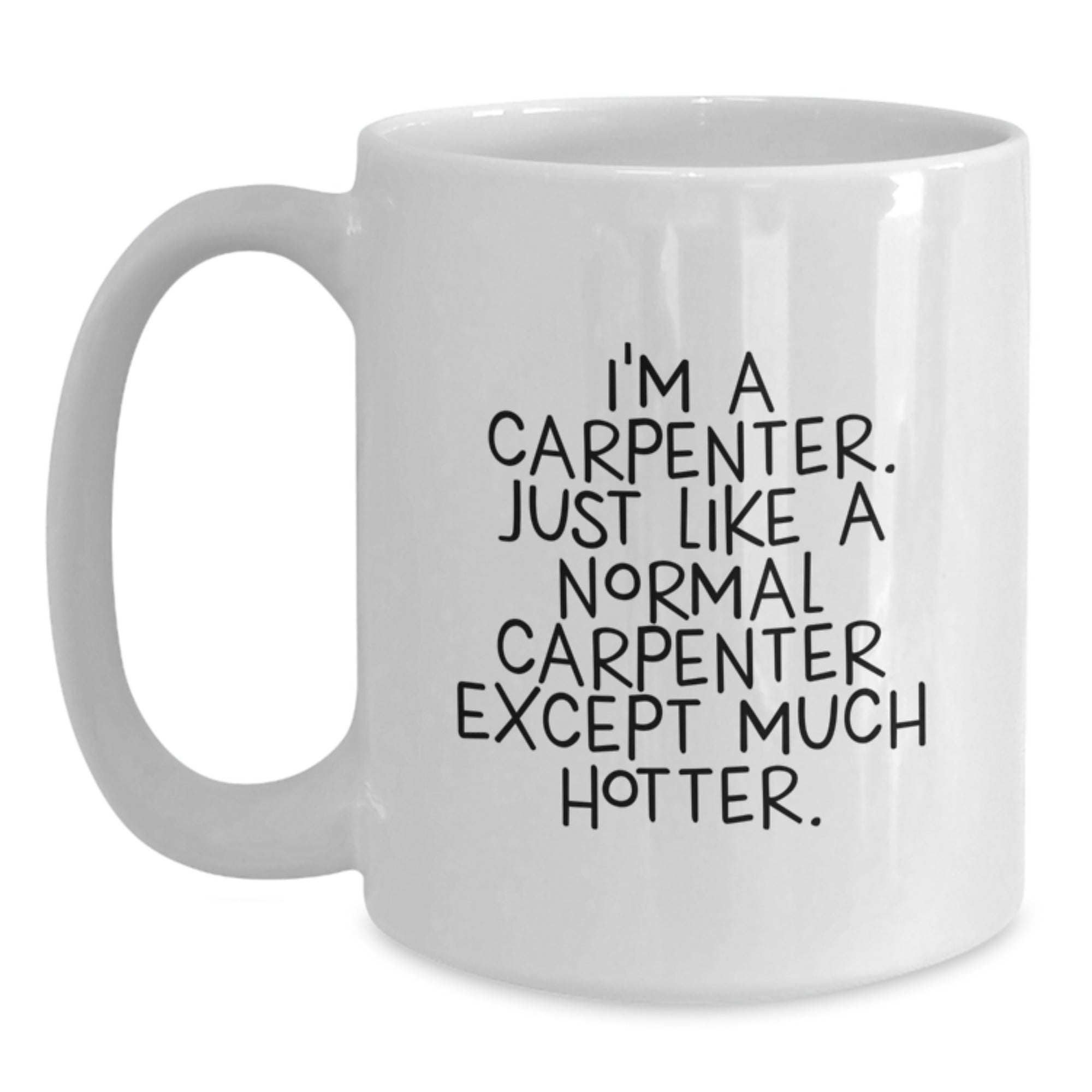 Carpenter Keepsake Premium White Coffee Mug Birthday Gift for Him - Main