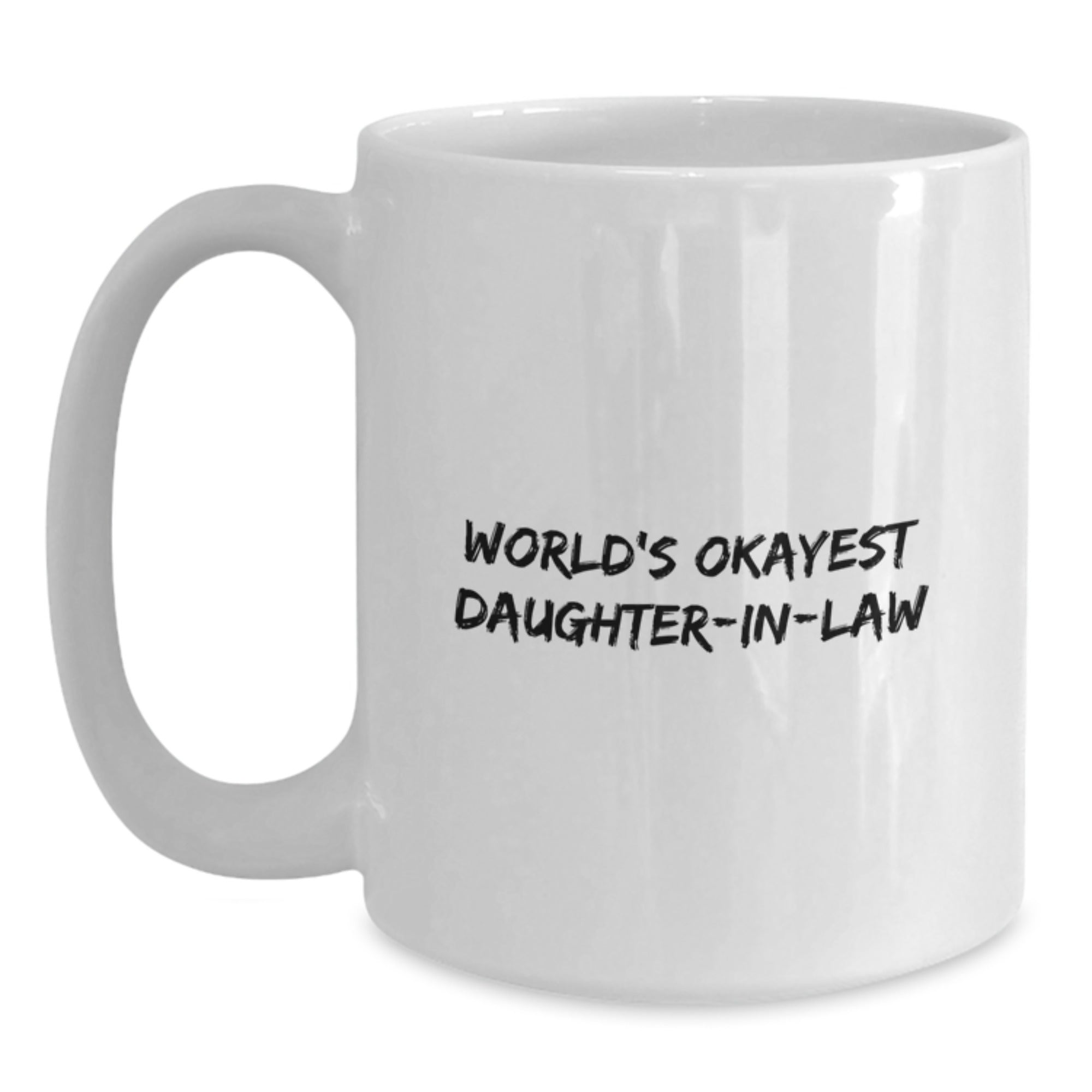 Funny Daughter-in-law White Coffee Mug Gifts from Mom, Daughter-in-law Humor, Christmas Unique Gifts, White Coffee Mug - Main