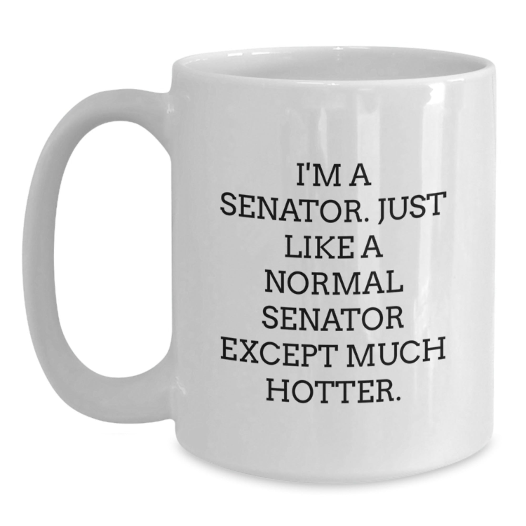 Senator Keepsake White Coffee Mug Birthday Gift for Him - Main