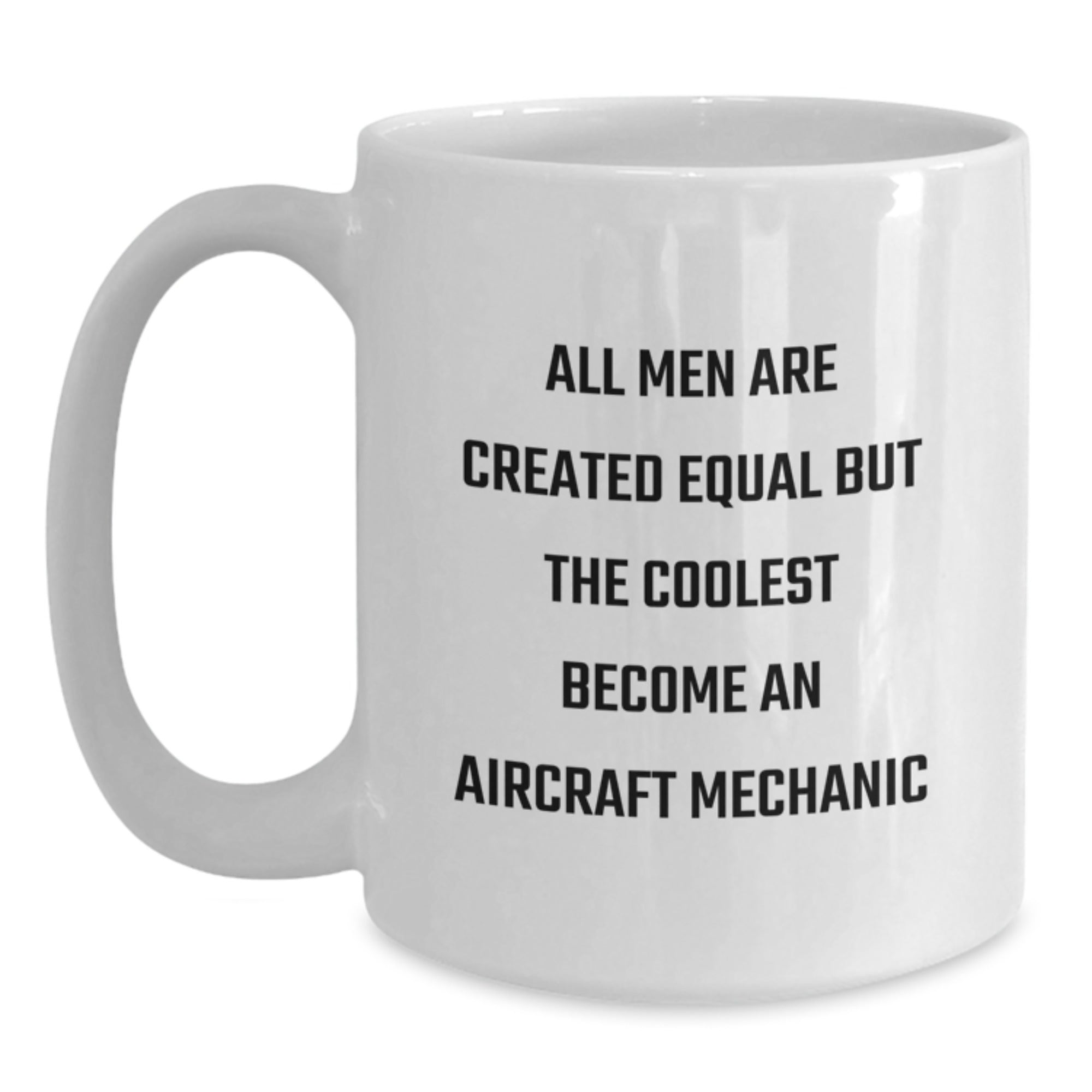 Christmas Gift for Him - All Men Are Created Equal, Cool Aircraft - Main