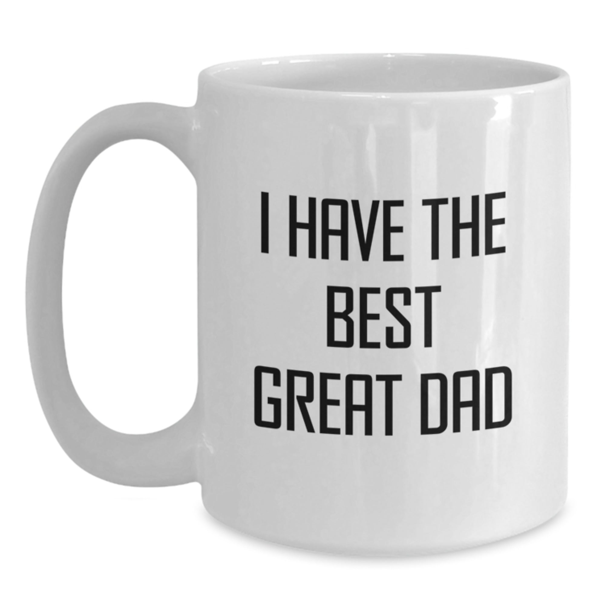 Christmas Gift Heartfelt 'I Have The Best Great Dad' Mug - Main