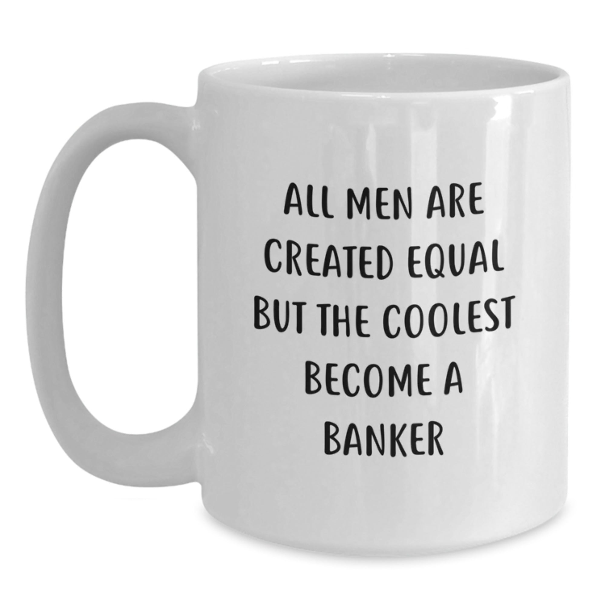 Banker Gift for Him A Witty Keepsake Mug for a Cool Professional - Main