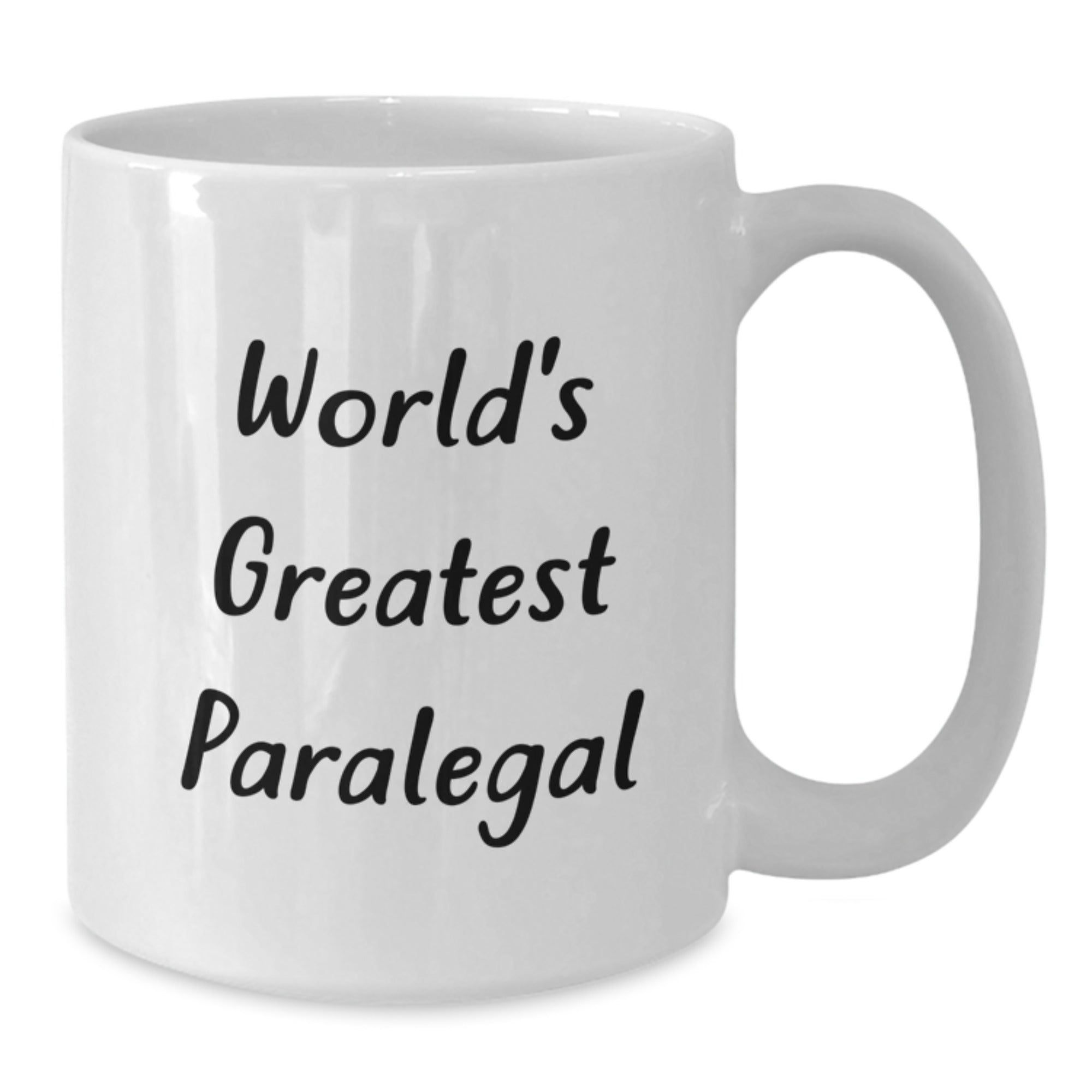 Funny World's Greatest Paralegal Gifts for Paralegal Friends and Family, White Coffee Mugs for Graduation Unique Gifts from Men Women Coworkers - Additional