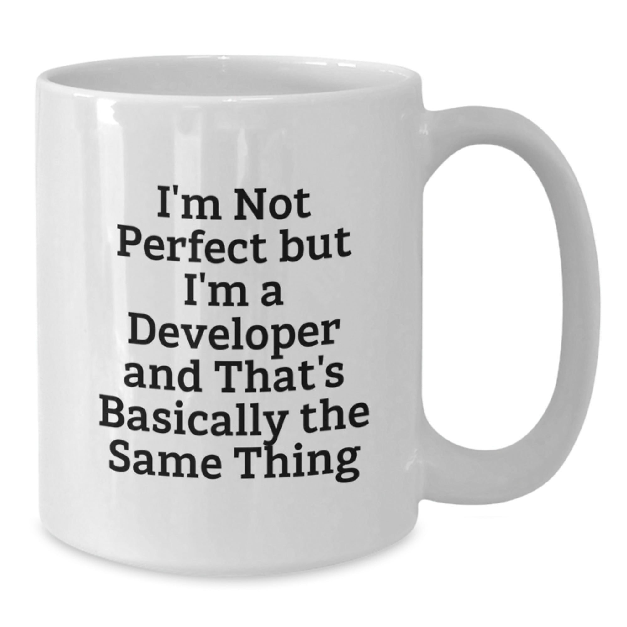Funny Developer Gifts from Friends, White Coffee Mug for Developer, Birthday Unique Gifts - Additional