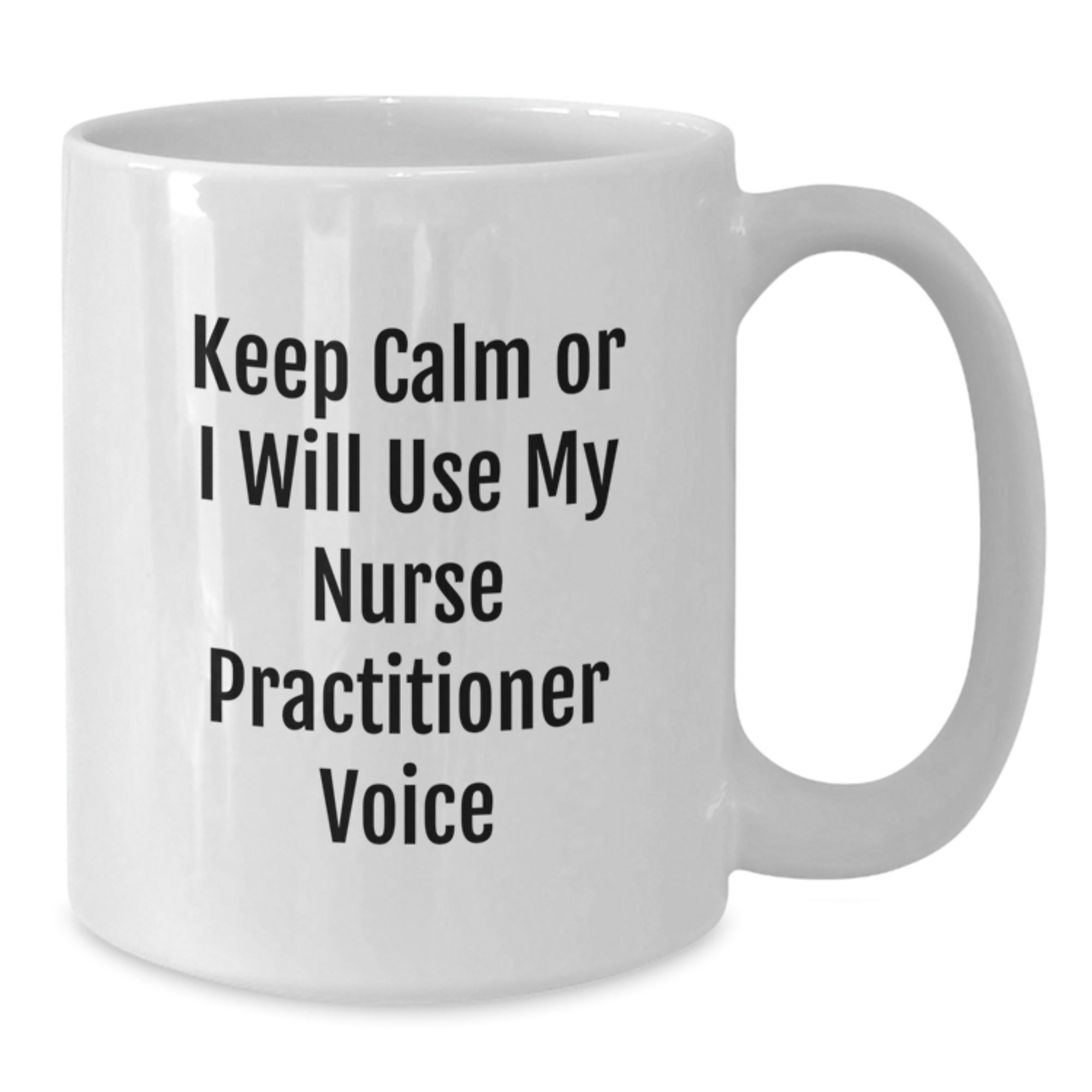 White Ceramic Nurse Practitioner Keepsake Mug for Him Birthday Gift - Additional