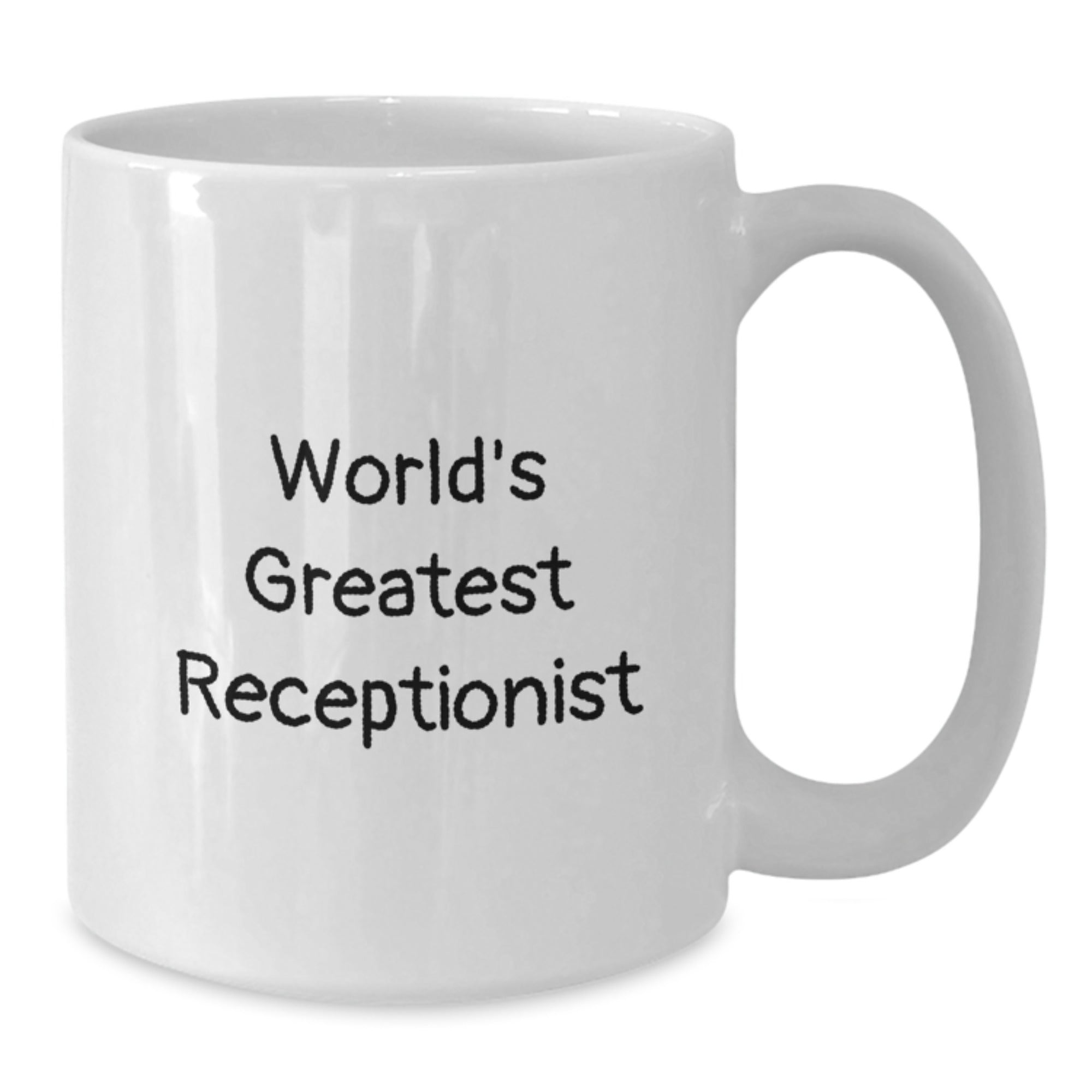 Receptionist Gift World's Greatest Receptionist Keepsake Mug - Additional