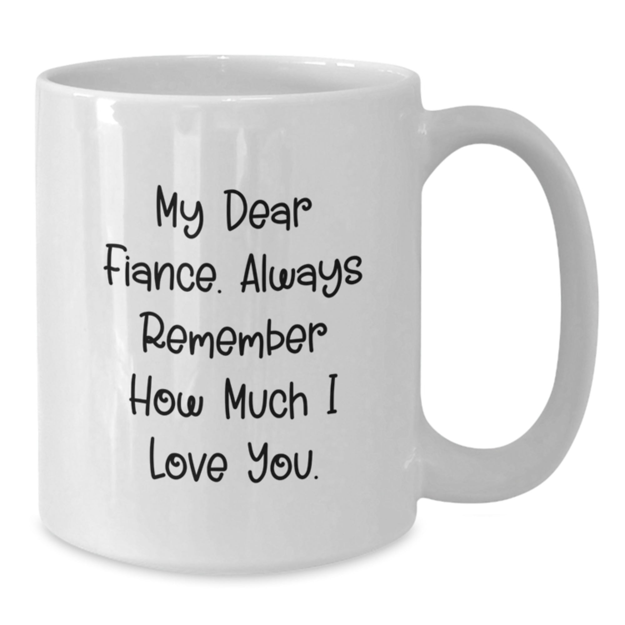 Birthday Gift for Her Fiance Mug with Love Quote Present - Additional