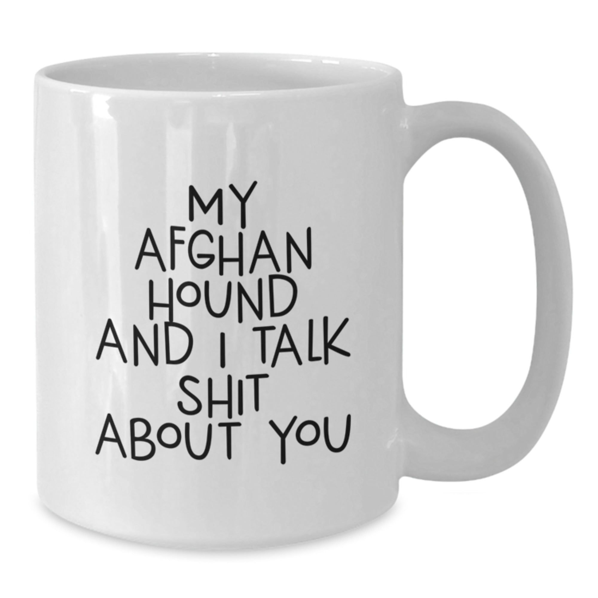 Christmas Gift for Her Witty Afghan Hound Present - My Afghan Hound And - Additional