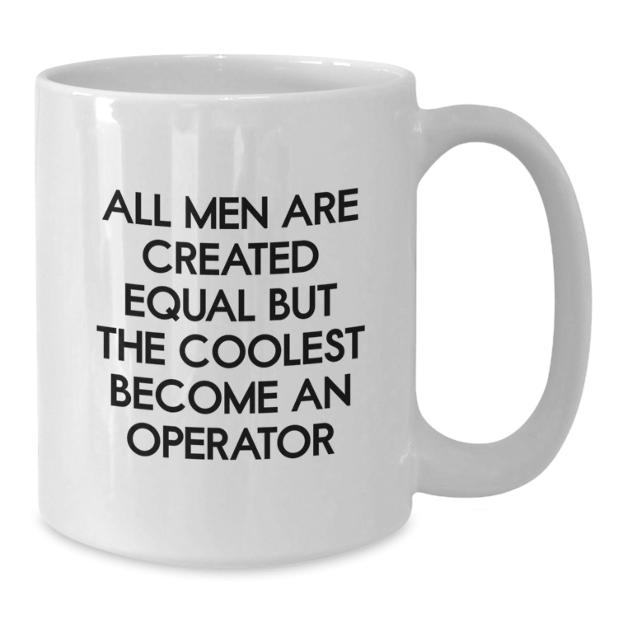 Operator Keepsake White Coffee Mug for Him Birthday Surprise Gift - Additional