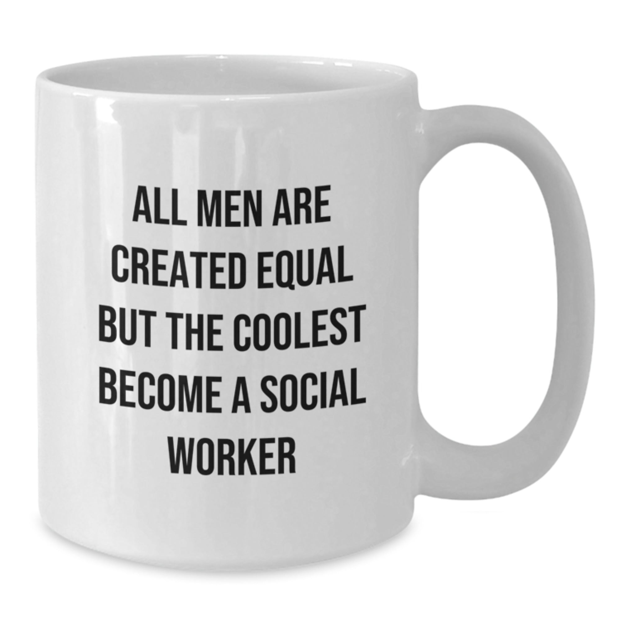 Social Worker Keepsake White Coffee Mug for Him Christmas Gift - Additional