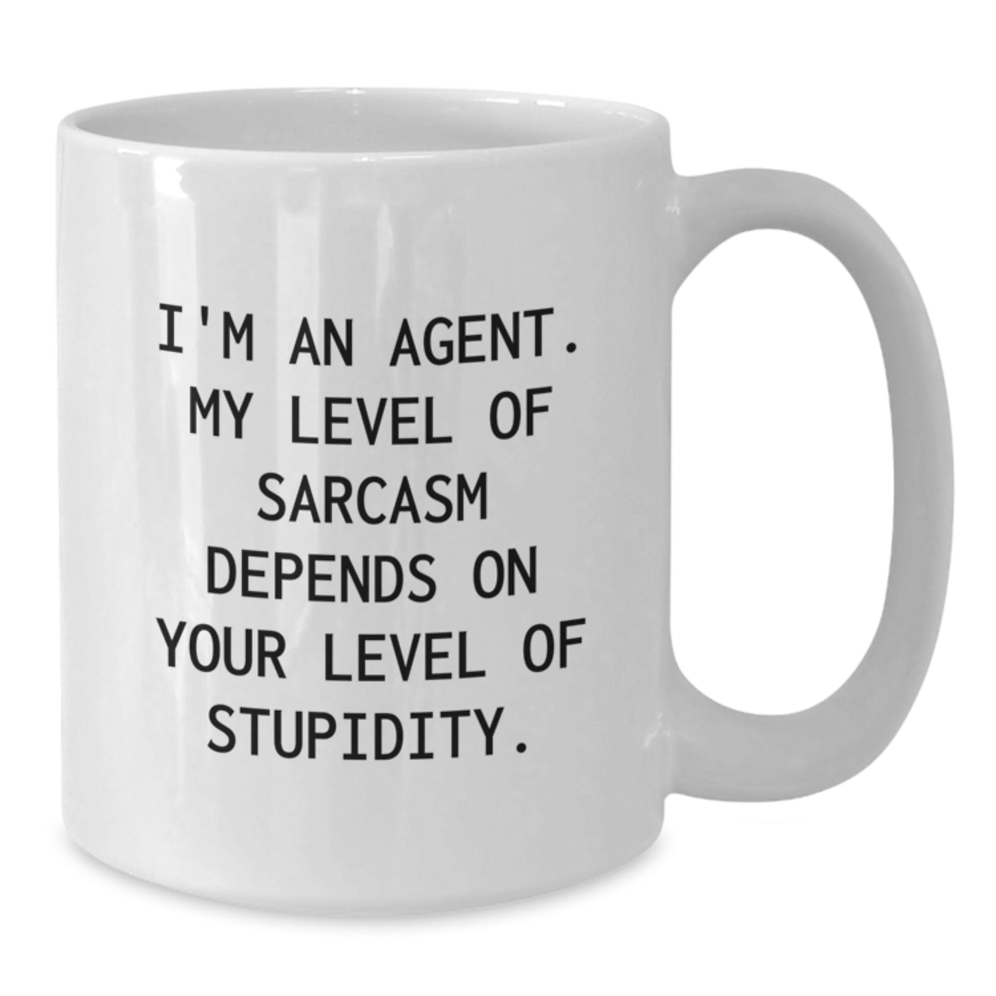 Funny Agent White Coffee Mug Gifts from Friends to Agent for Christmas Unique Agent - Additional