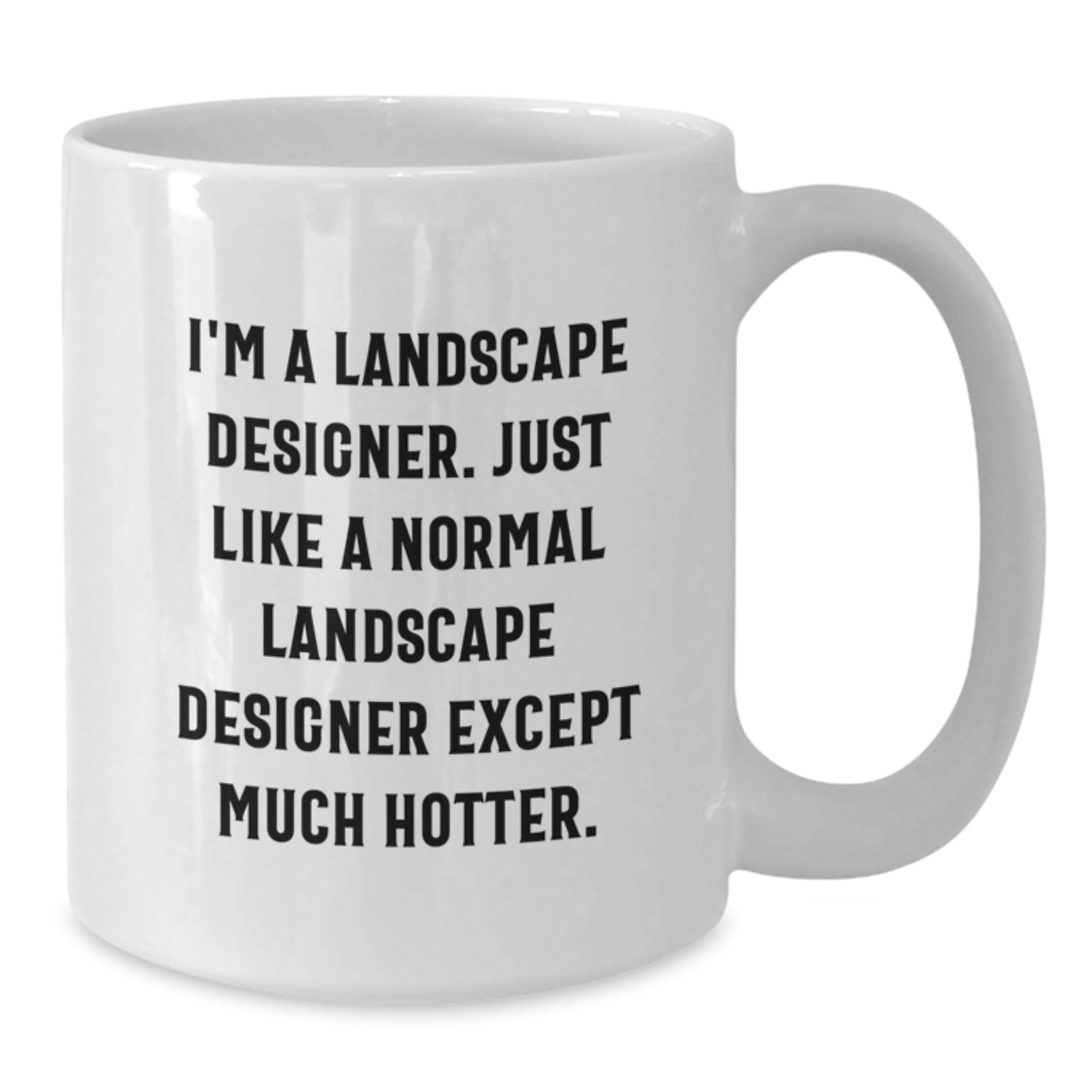 Landscape Designer Gift For Him - Witty Keepsake White Coffee Mug - Additional