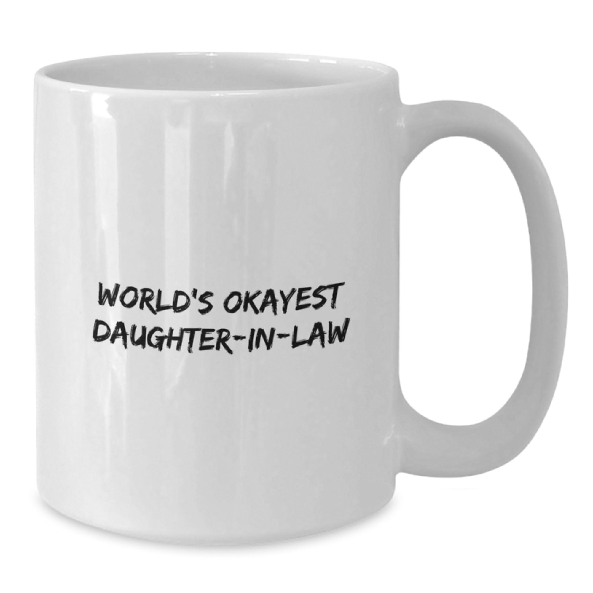 Funny Daughter-in-law White Coffee Mug Gifts from Mom, Daughter-in-law Humor, Christmas Unique Gifts, White Coffee Mug - Additional
