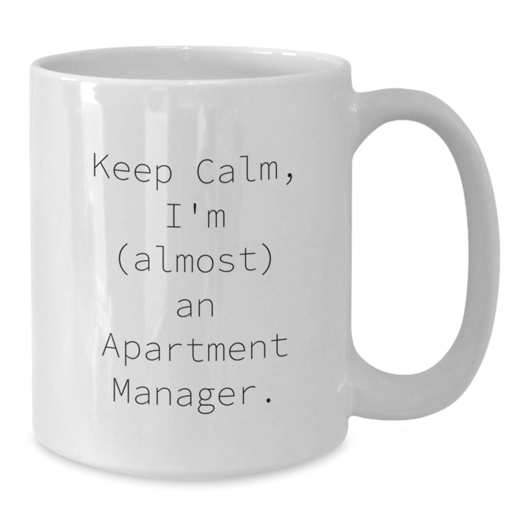 Funny Keepsake Gifts from Friends for Apartment Manager, White Coffee Mug, Christmas Unique Presents - Additional