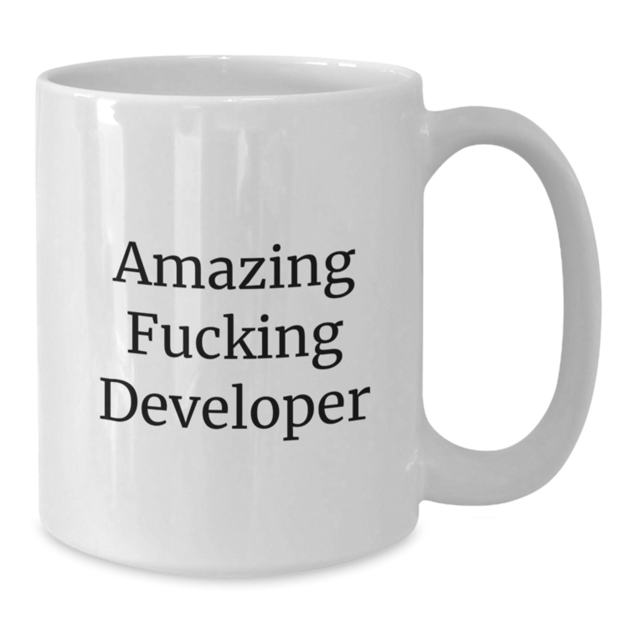Funny Developer White Coffee Mug Gifts for Men from Friends at Christmas - Additional