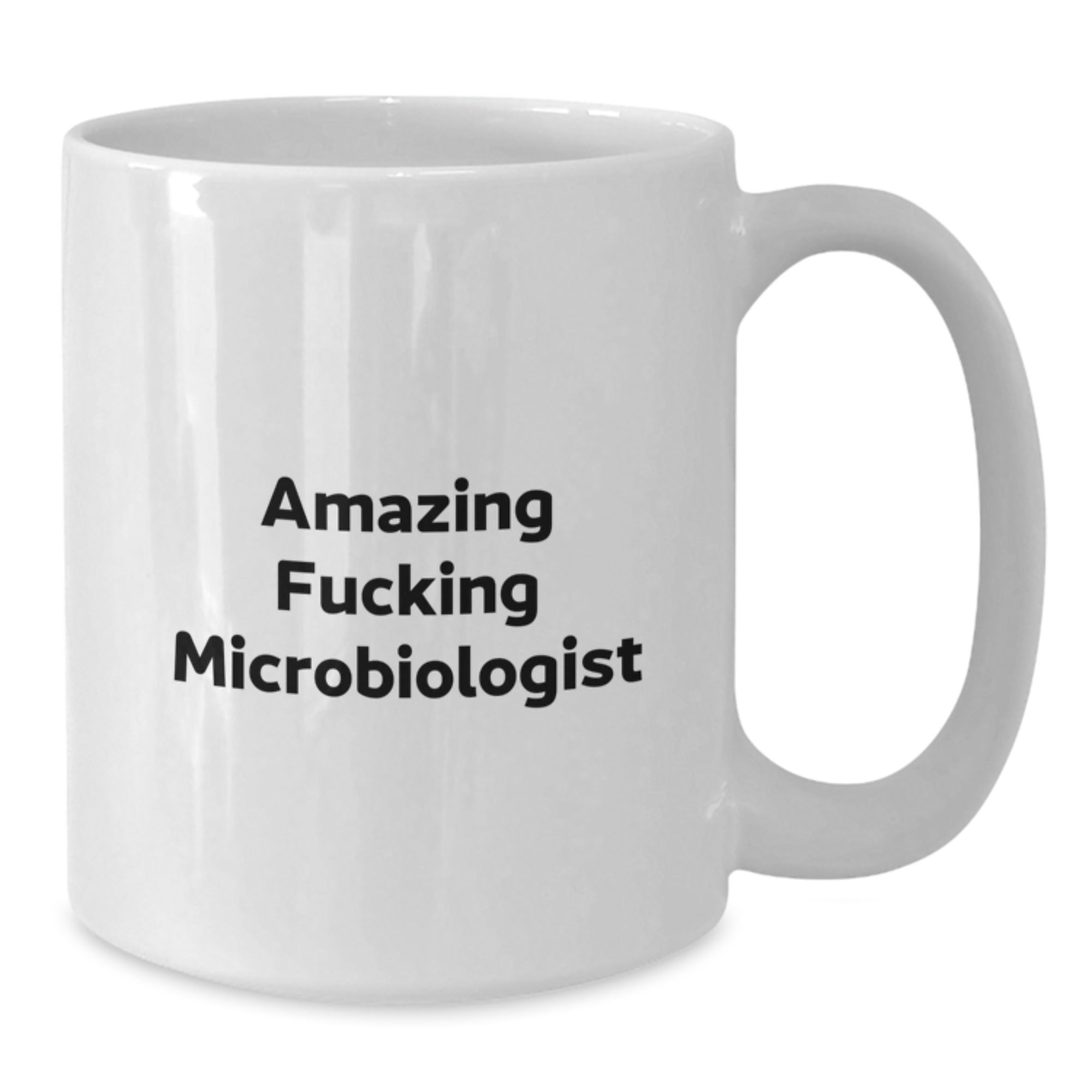 Funny Gifts for Microbiologists, Amazing 'F--king' White Coffee Mug for Birthday, Unique White Coffee Mug for Men, Women, Family, Friends - Additional