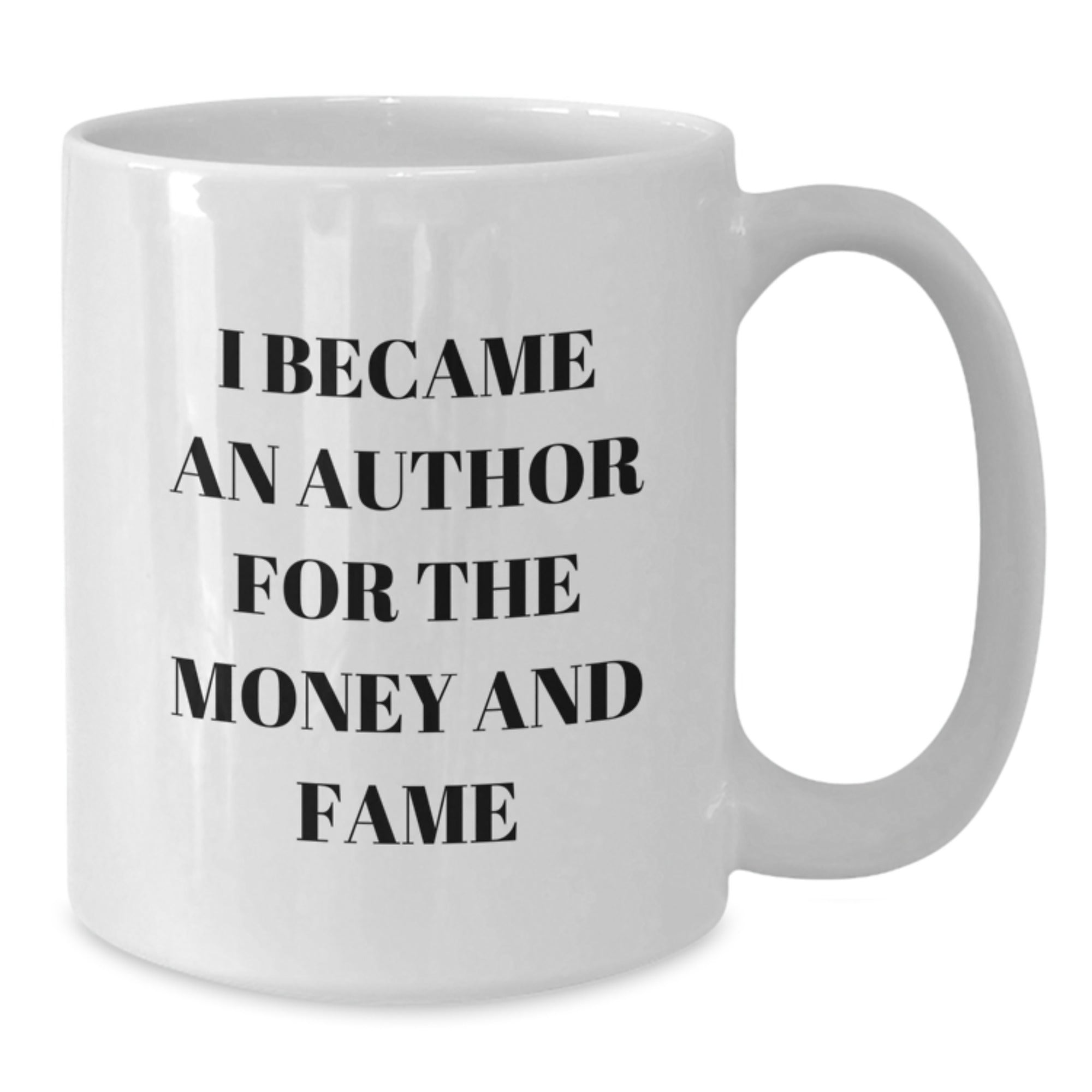 Funny Author White Coffee Mug Gifts from Friends, Christmas Unique Gifts for Author, White Coffee Mug with Smart Humor - Additional